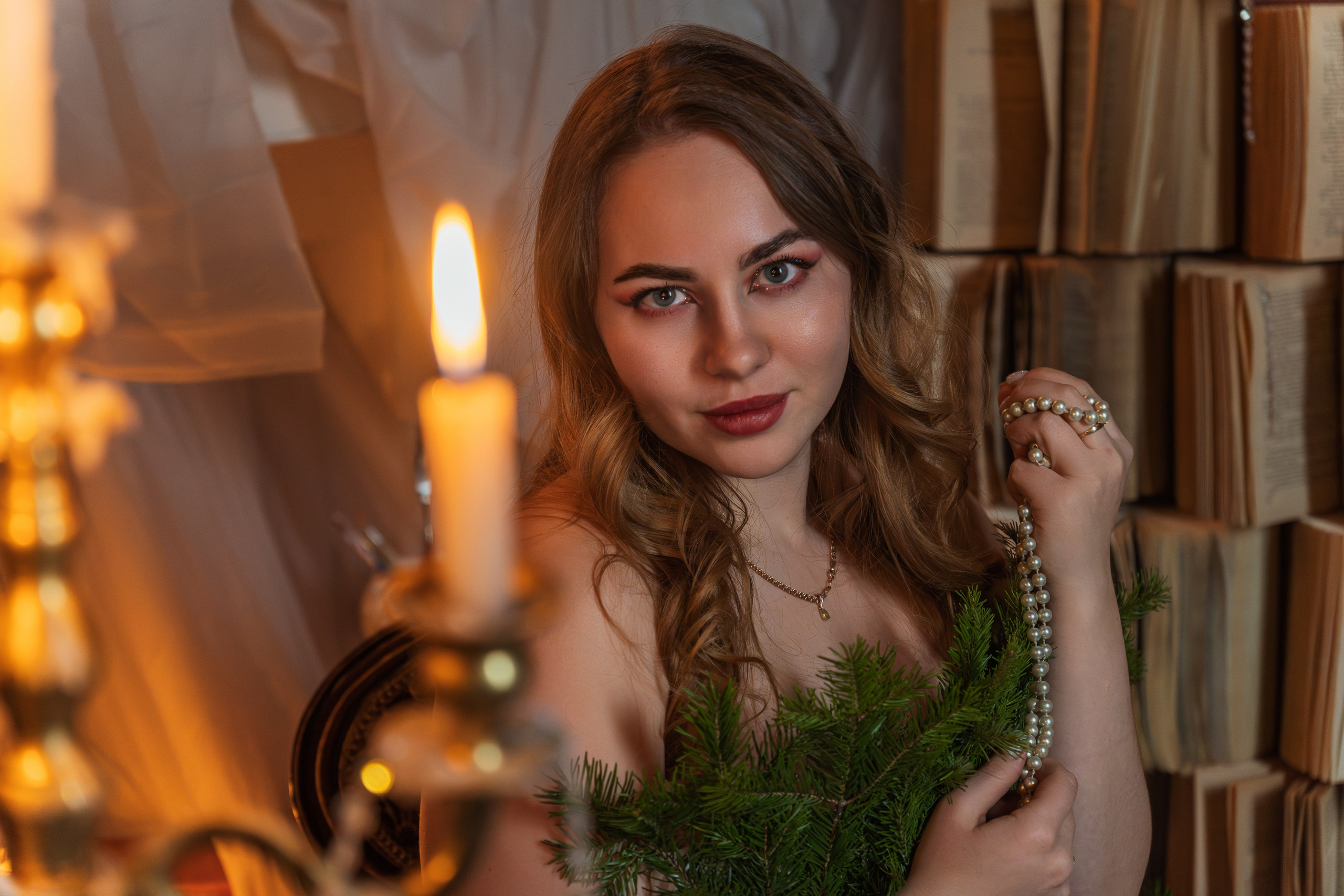 Виктория в пихтовом платье. Портретный, репортажный и свадебный фотограф в Екатеринбурге Денис Южаков