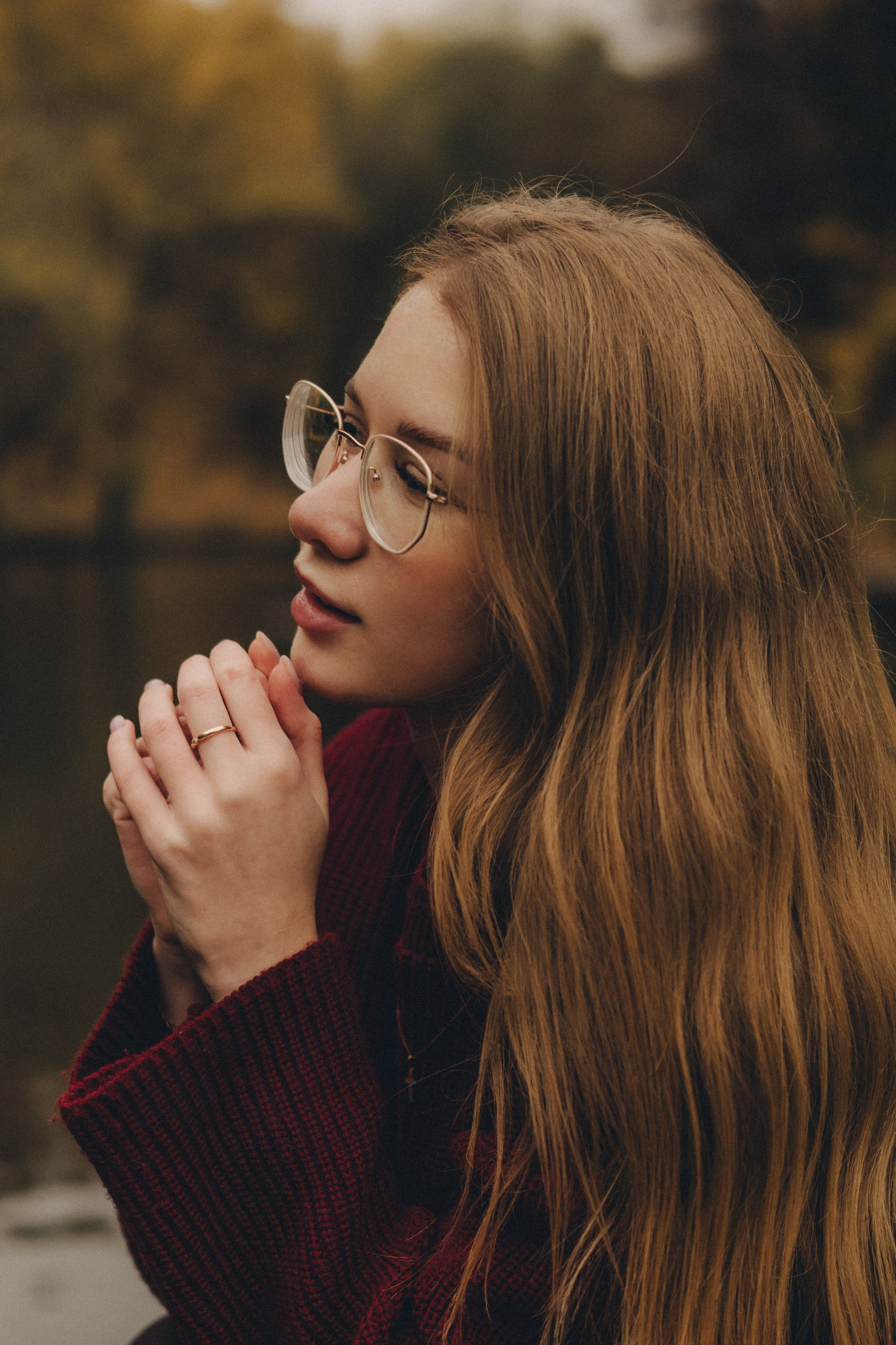 Ирина | осенняя фотосессия Нескучный сад. Портретный фотограф Москва