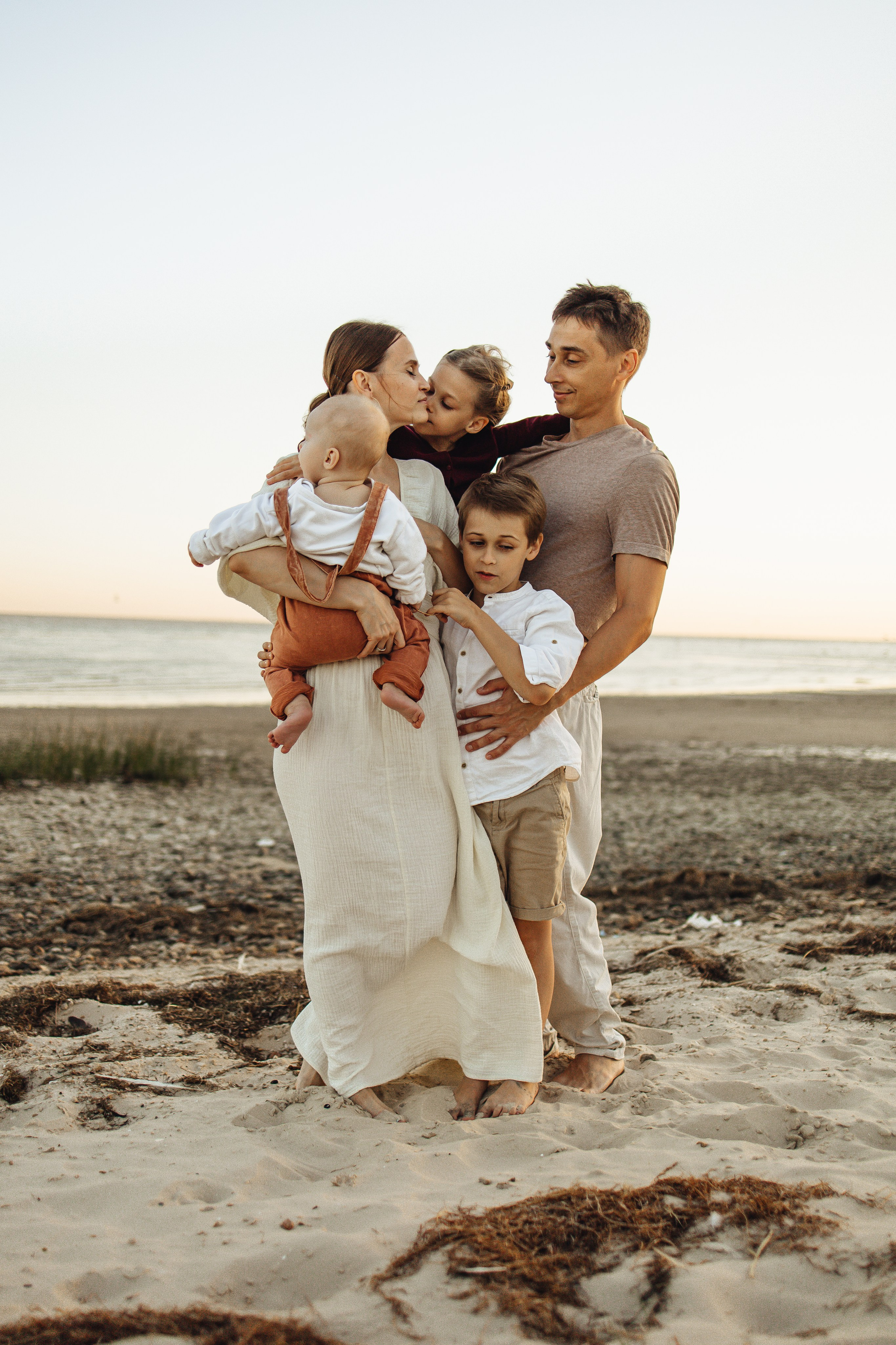 Летняя история на берегу. Семейный и детский фотограф, таганрог, ростов-на-дону