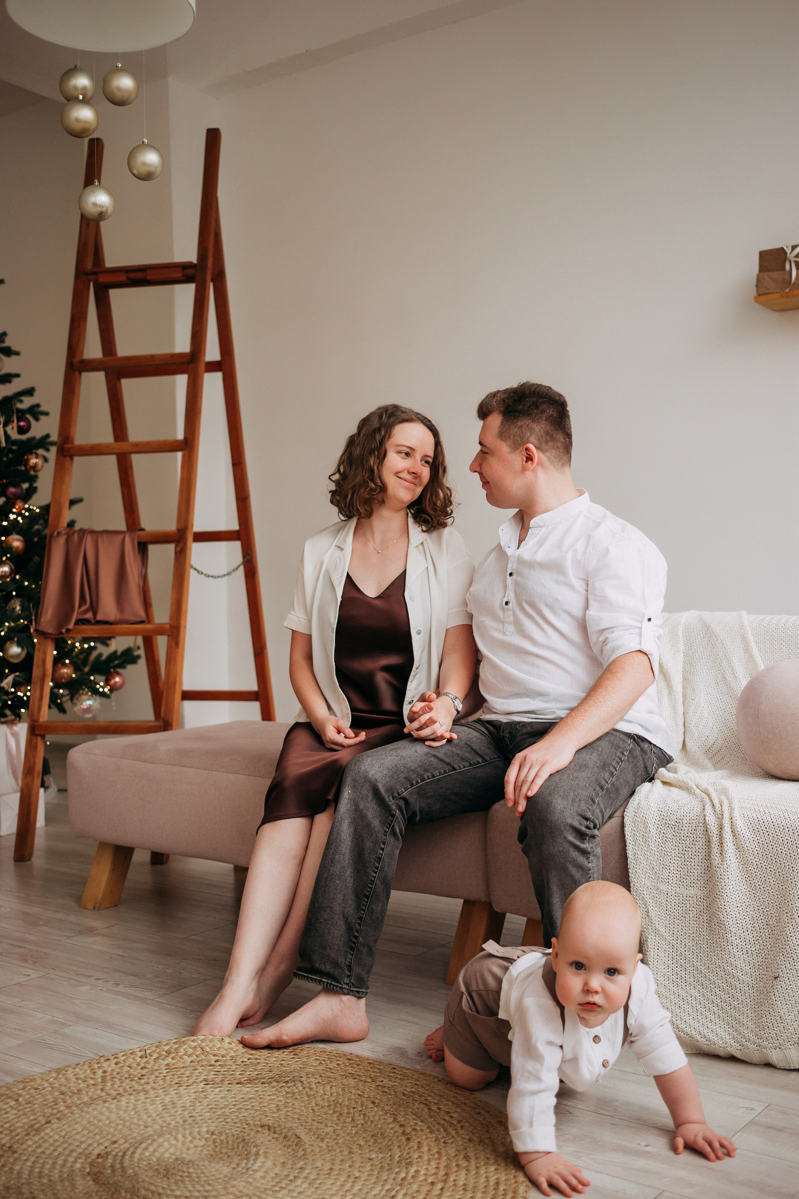 Семейная новогодняя фотосессия. Фотограф в Санкт-Петербурге Гарипова Валерия