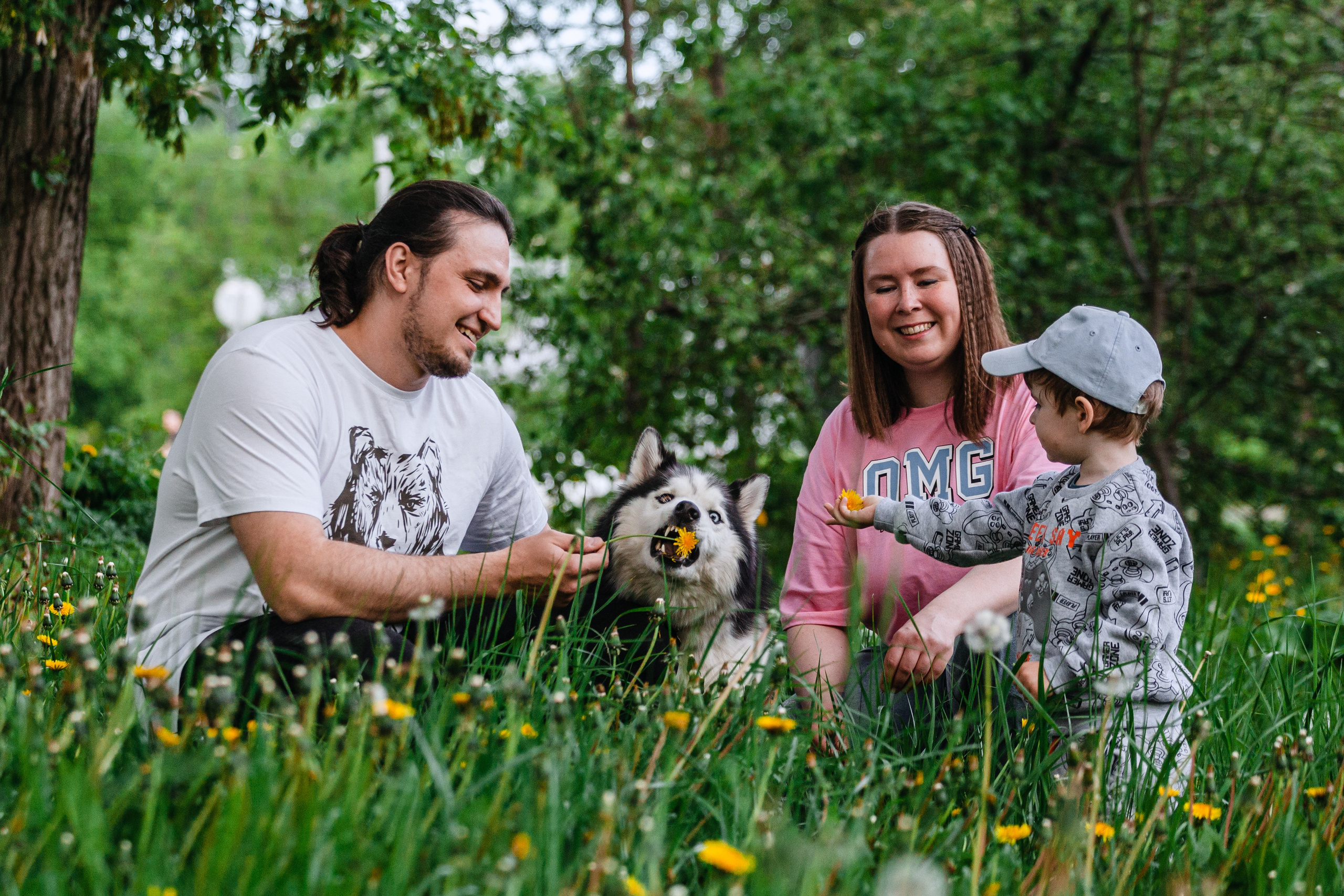 Семейная экспресс фотосессия в рамках фотодня. Фотограф-анималист Татьяна Степанова
