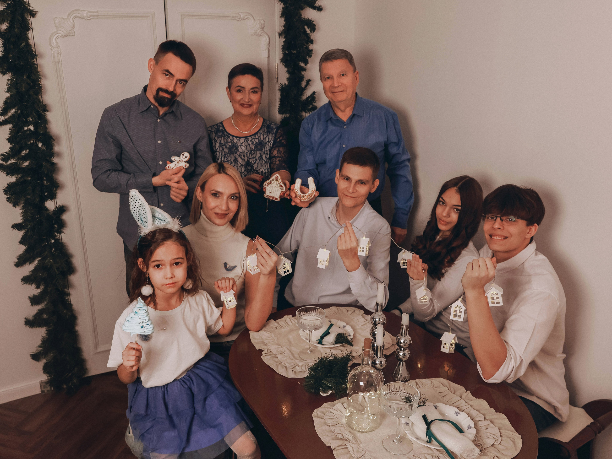 Большая семья. Мультифотограф Динара Ахмедзянова