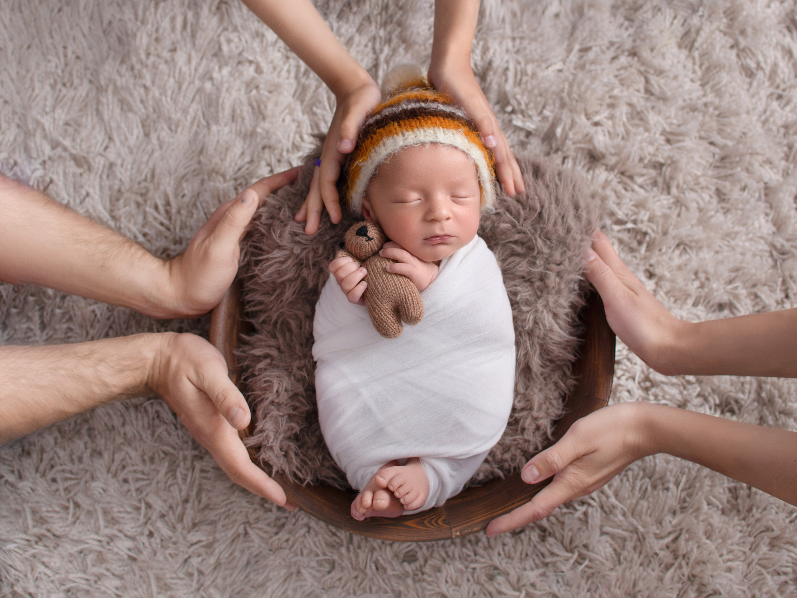 Фотосессия новорожденного в Новой Адыгее. Фотограф новорожденных Краснодар Малышенко Надежда