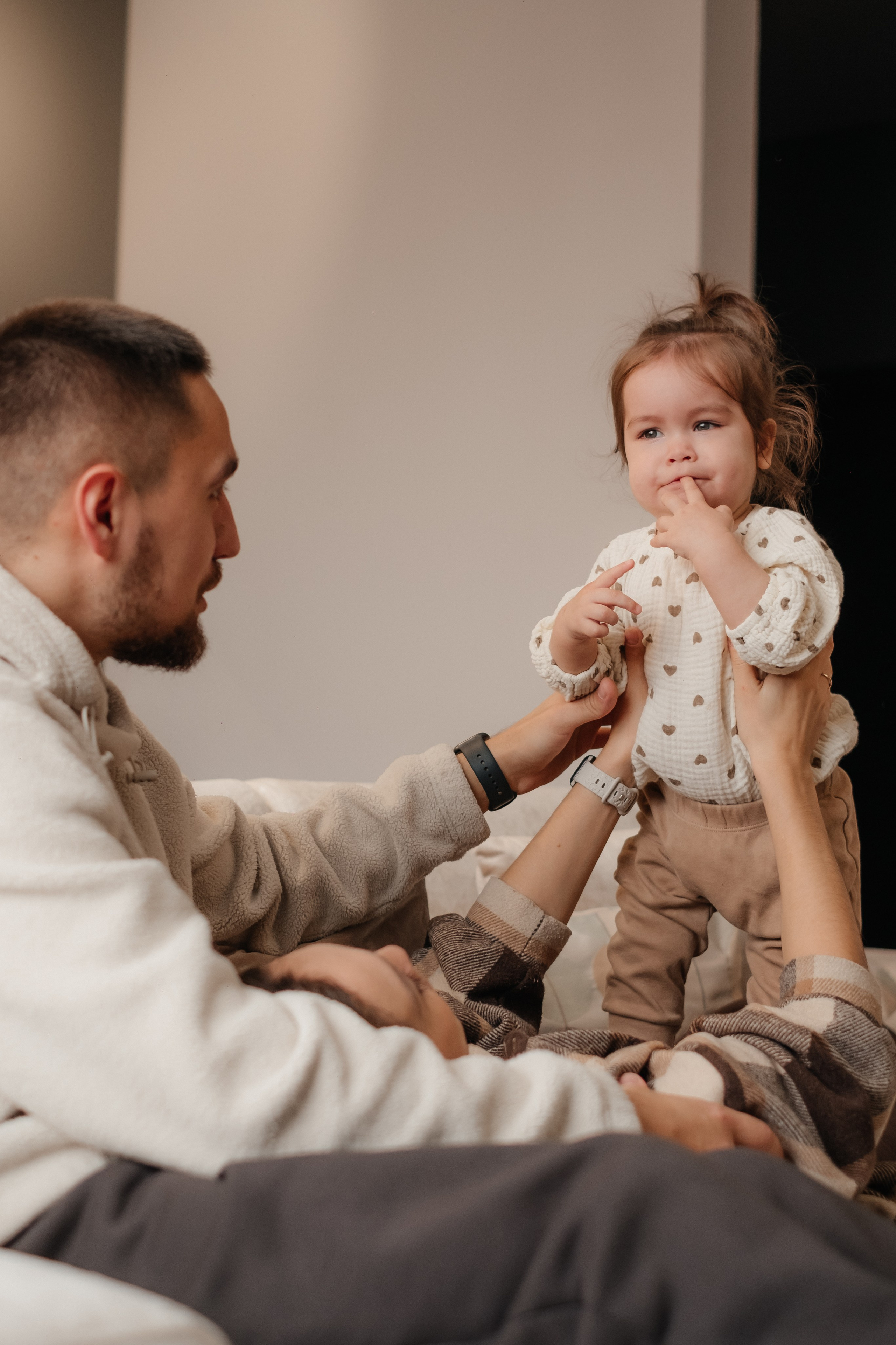 Катя, Саша и Еся | домашняя съемка. Фотограф в Новосибирске Диана Ильиных