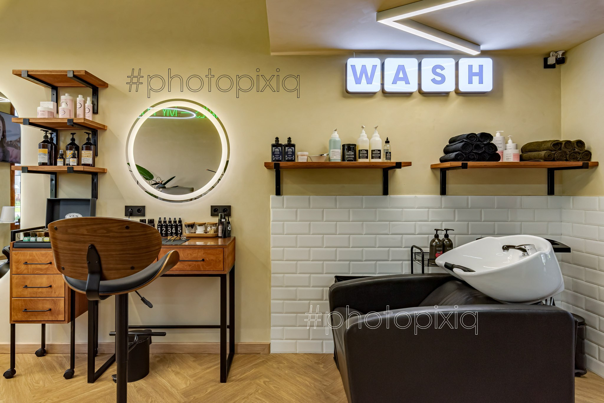 Интерьерная съёмка салона красоты SODA. Интерьерная съёмка и виртуальные туры — Интерьерный фотограф Кузнецов Сергей (photopixiq)