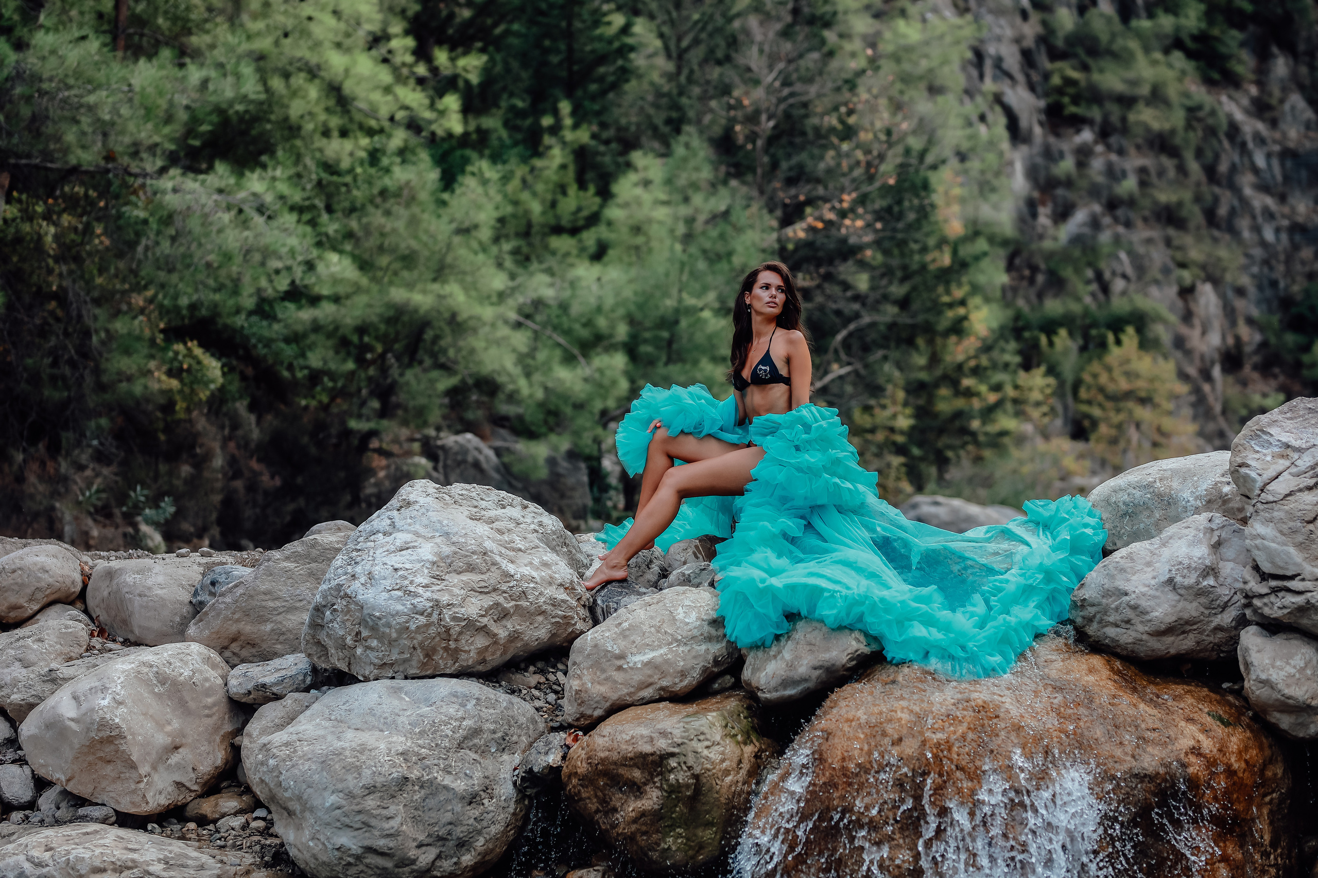 Photoshooting in canyon Goynuk (Kemer)
