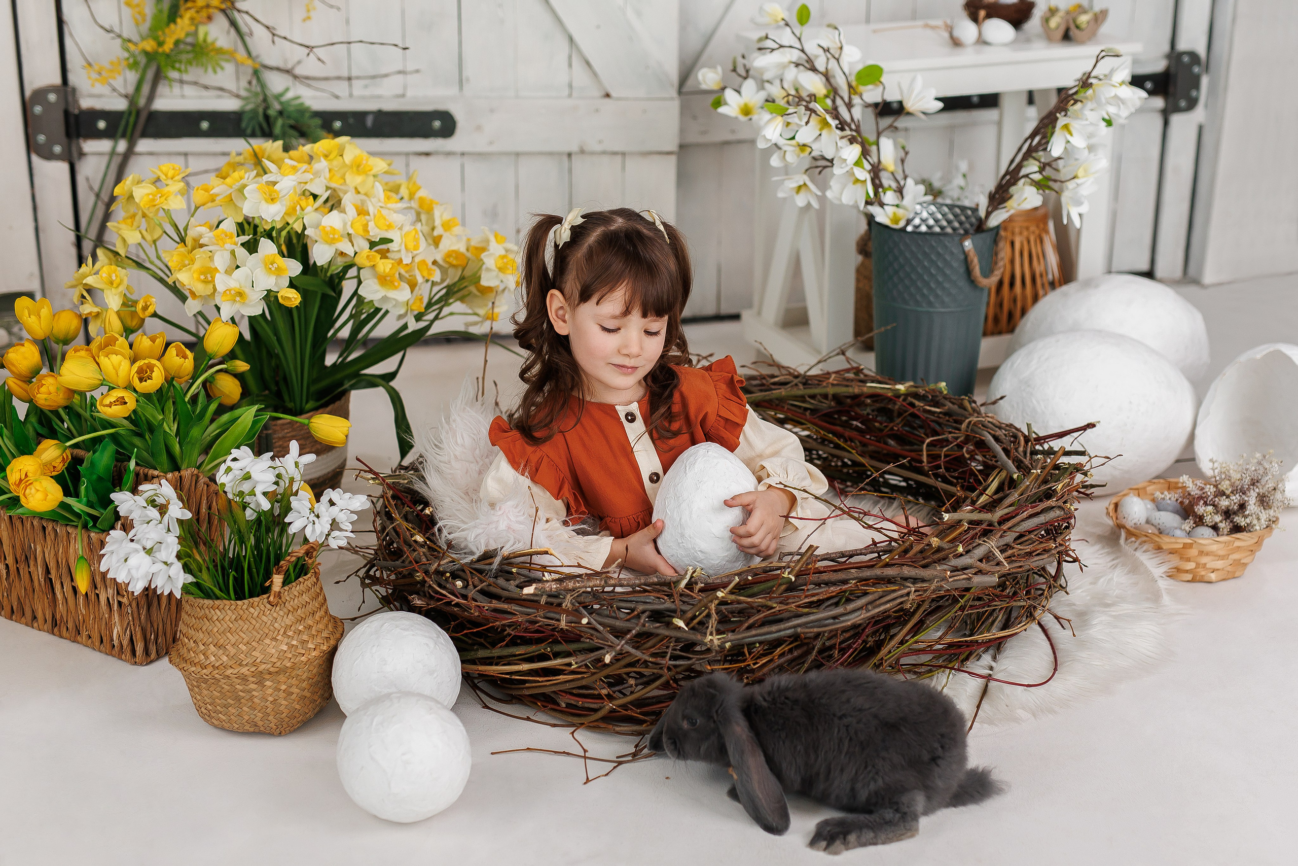Пасхальные фотосессии в студии. Семейный фотограф в Брянске Александра Щербакова