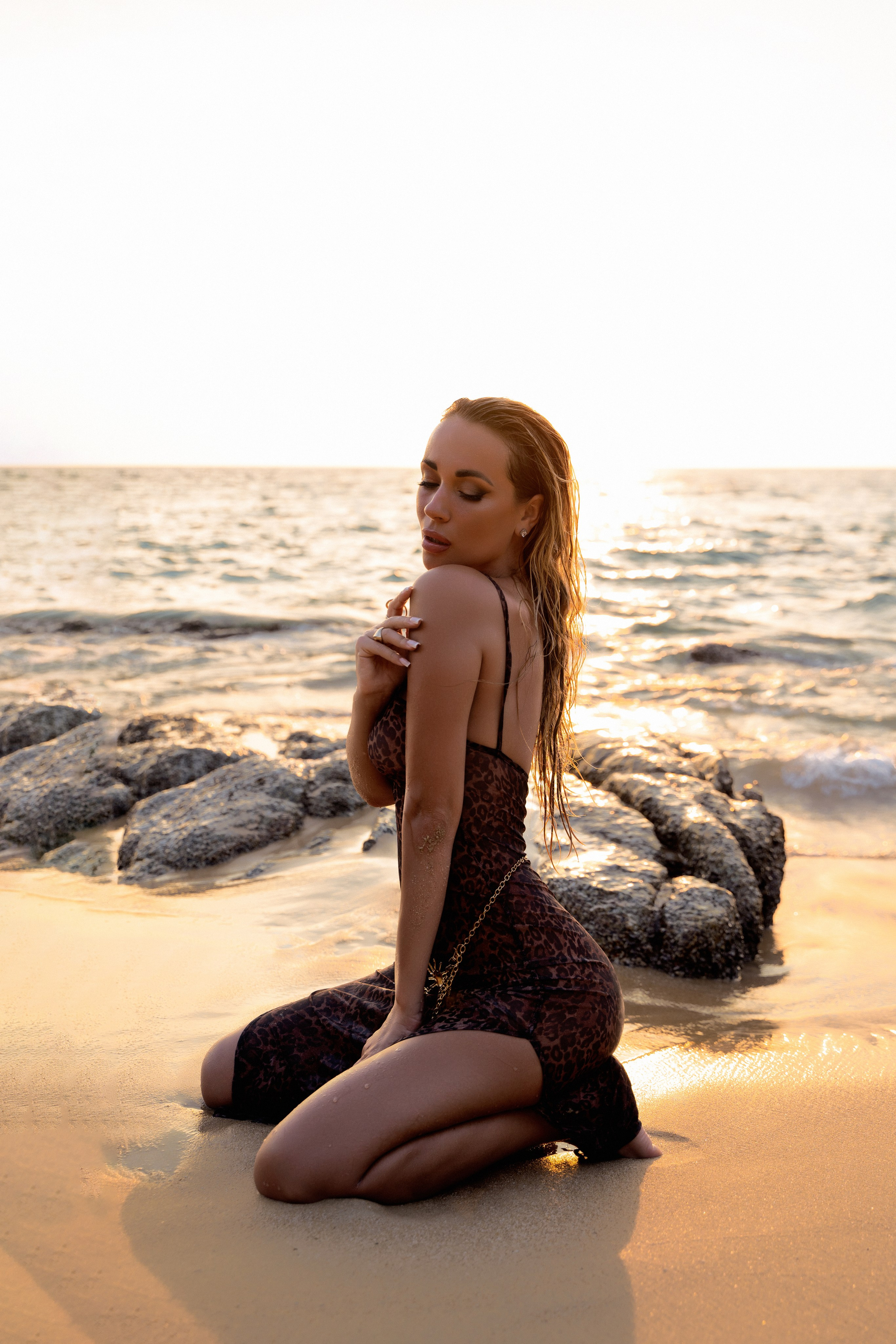 Leopard at sunset. Фотограф Маргарита Константинова ПХУКЕТ КАО ЛАК, по всей России и Миру