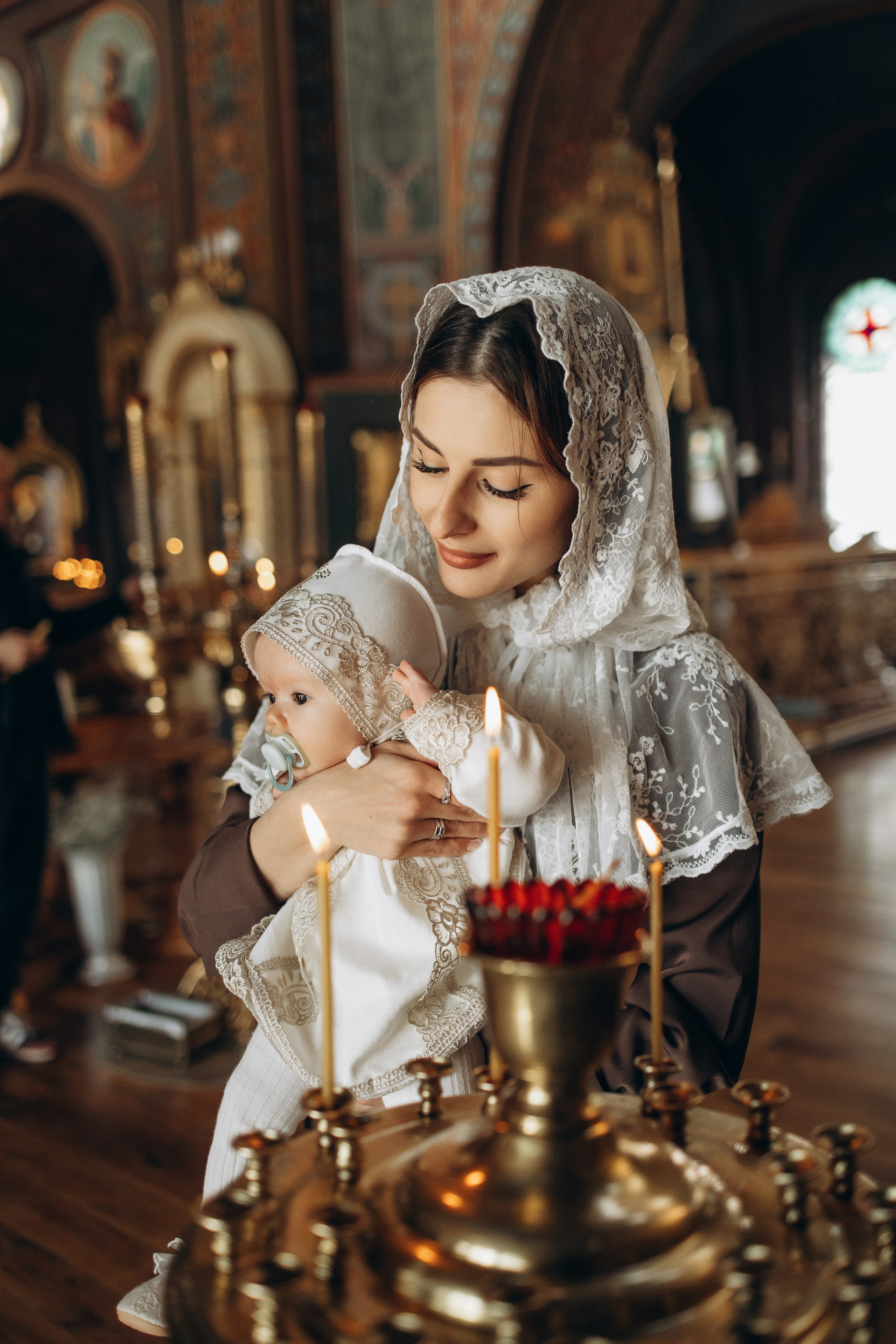 Крещение Аврелии. Самый теплый фотограф в Краснодаре Рябоконь Ксения