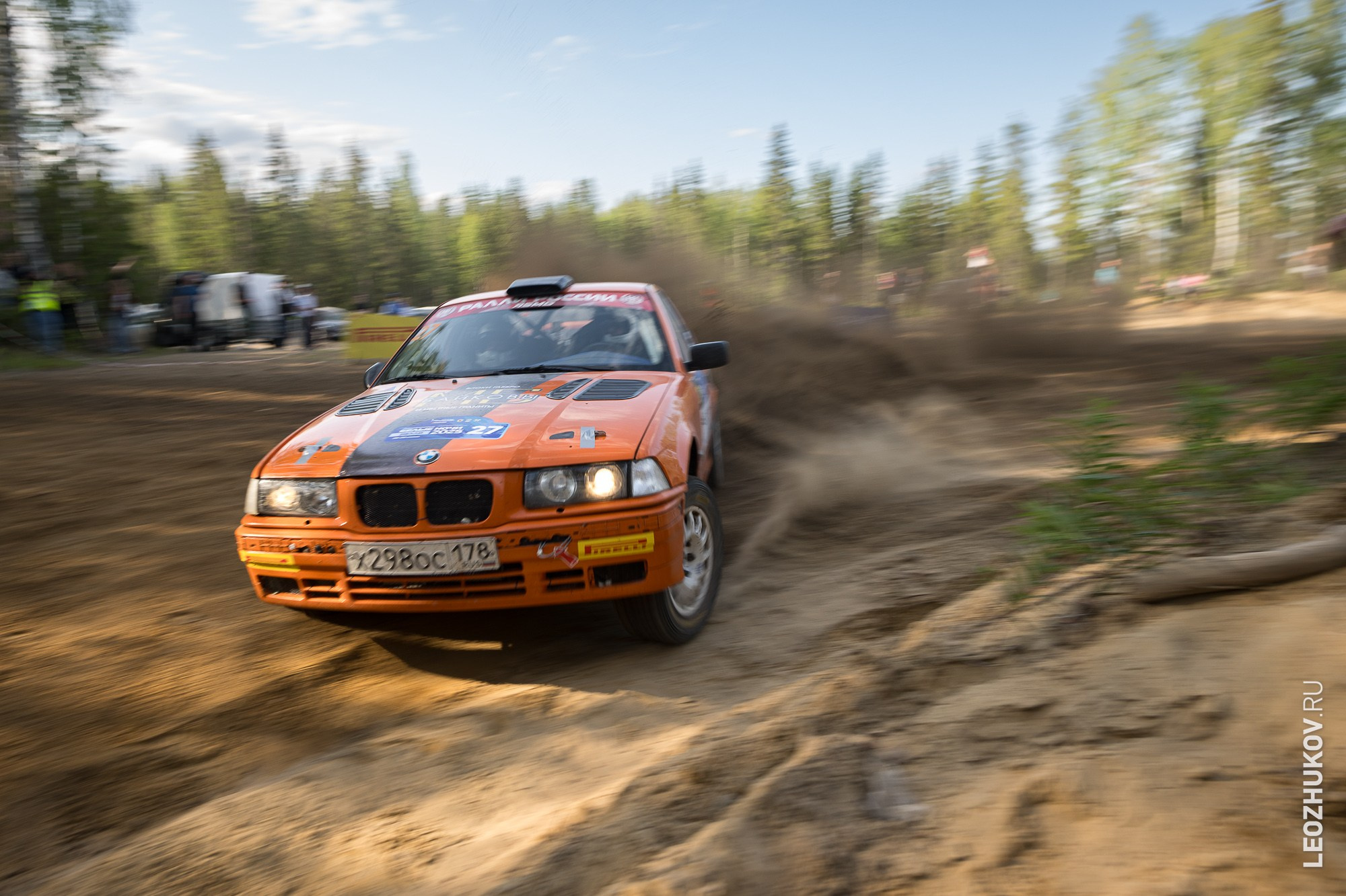 White nights rally 2025. Sports photographer Leonid Zhukov
