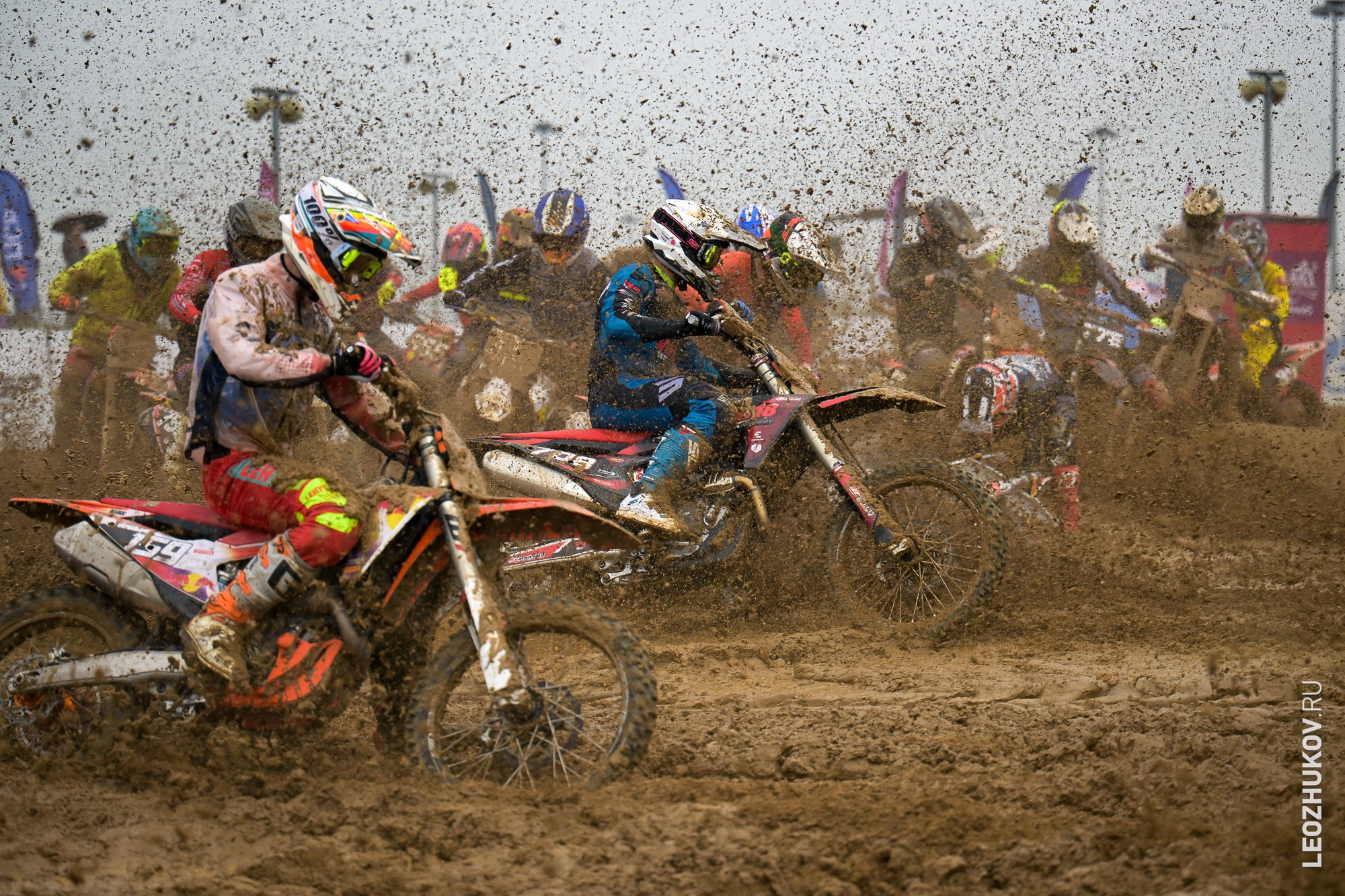 1 round of ММТ RGP russian motocross championships. Sports photographer Leonid Zhukov