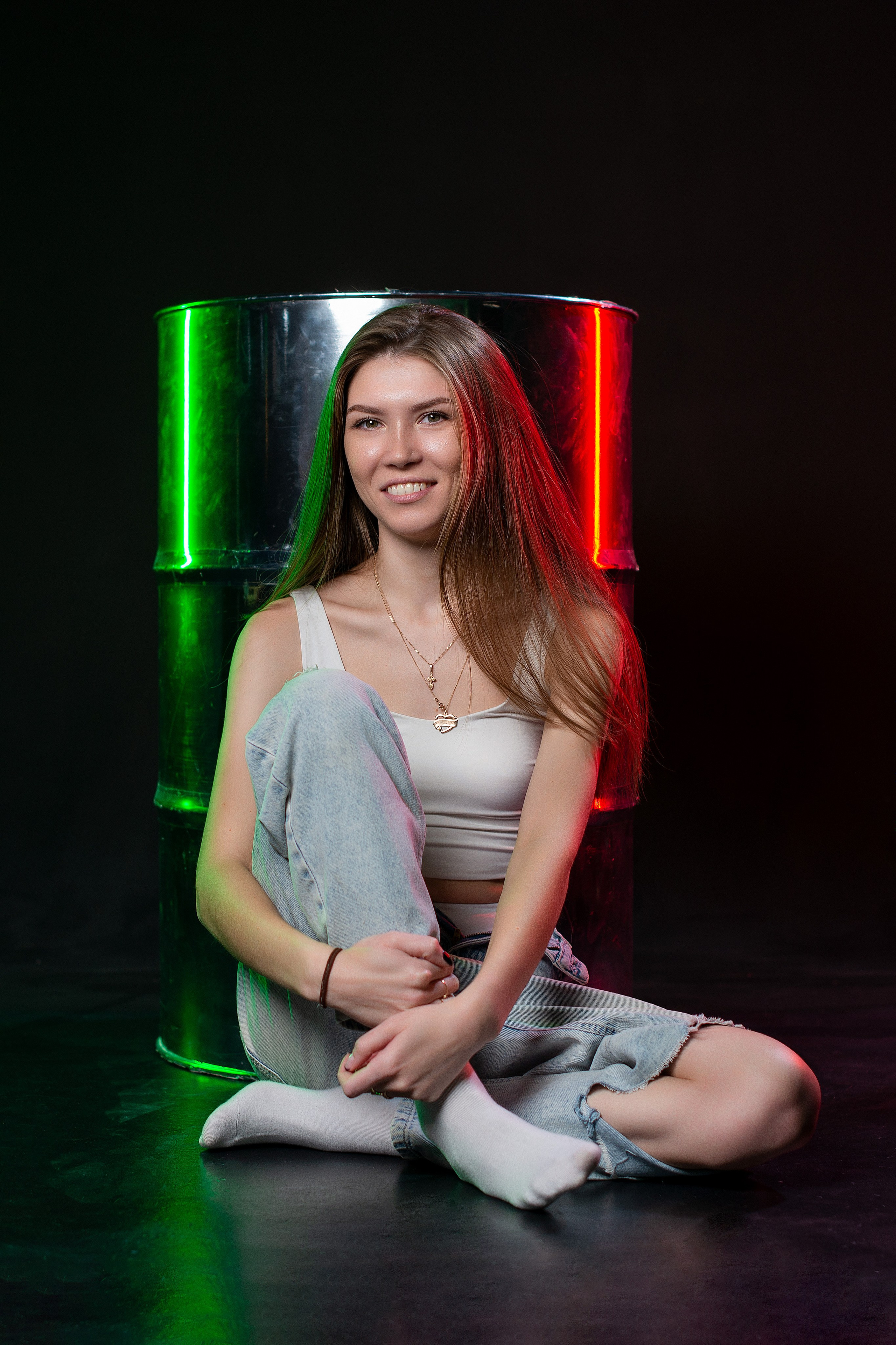 Ксения в фотостудии Black & White. Творческий фотограф Вологда