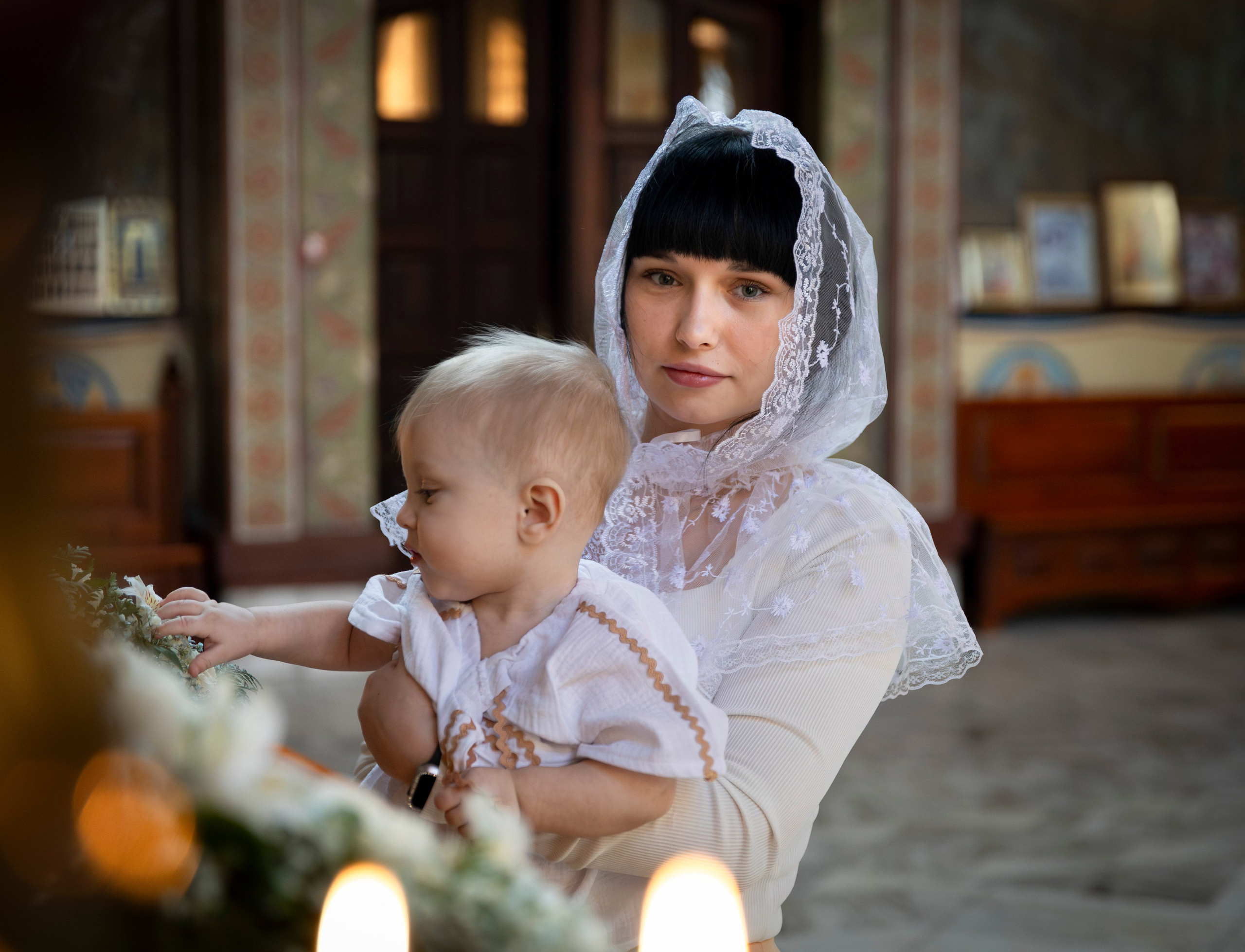 Крещение Алексея, Стефании и Александра. ТОП Фотограф на Крещение и Венчание Железногорск Алексей Мещеряков