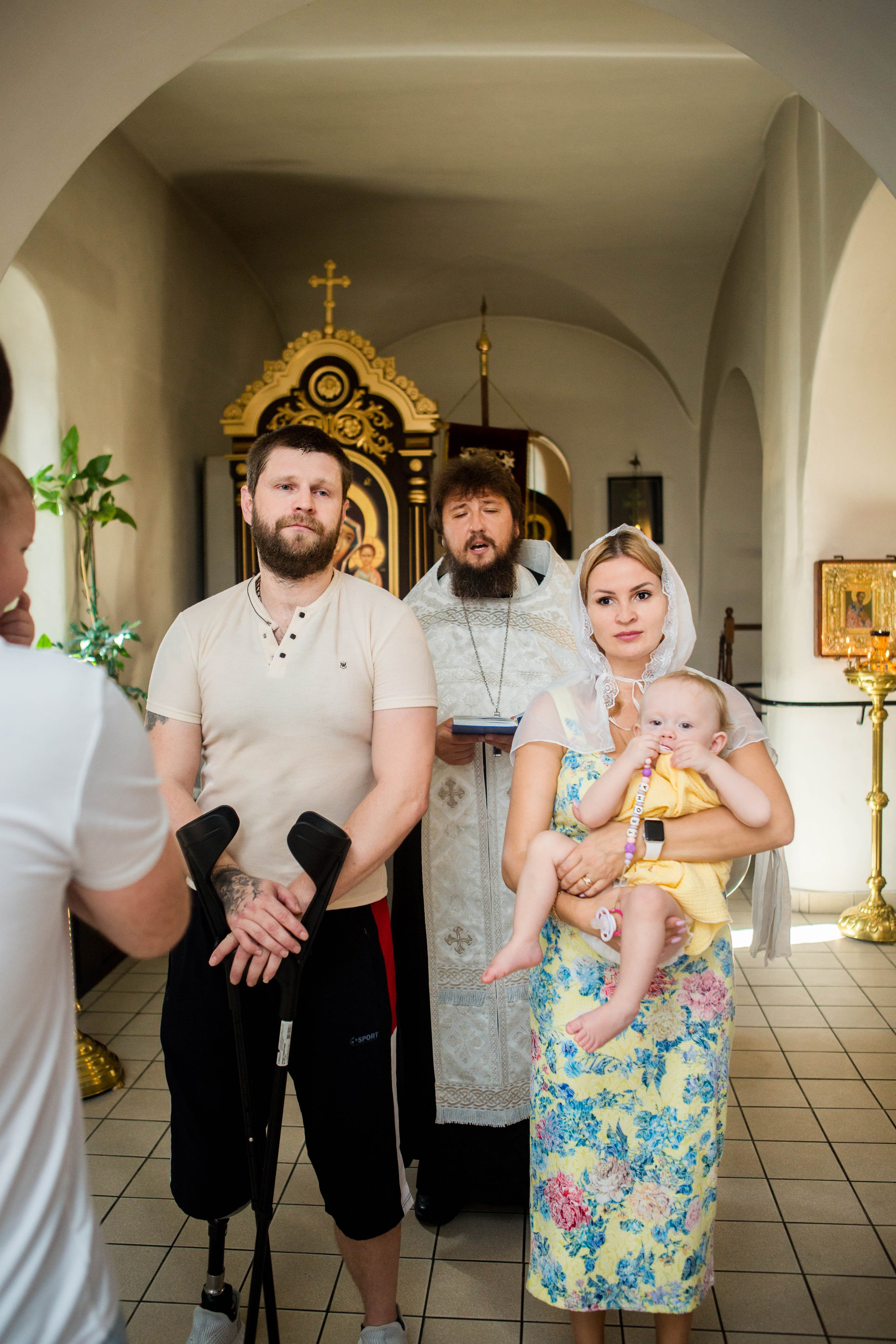 Крещение Феоны. Храм Воскресения Христова (Памирская). Свадебный семейный и детский фотограф в Краснодаре Карина Федоровская