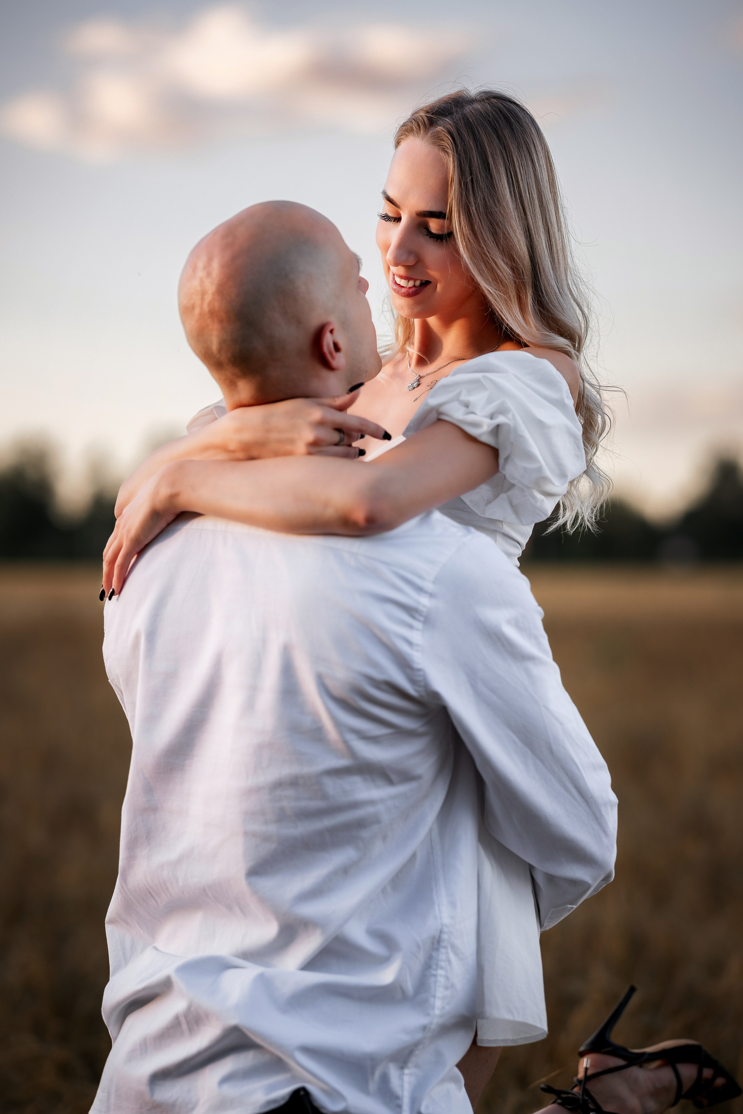 Лавстори в пшенице. Женский и семейный фотограф в Москве Виктория