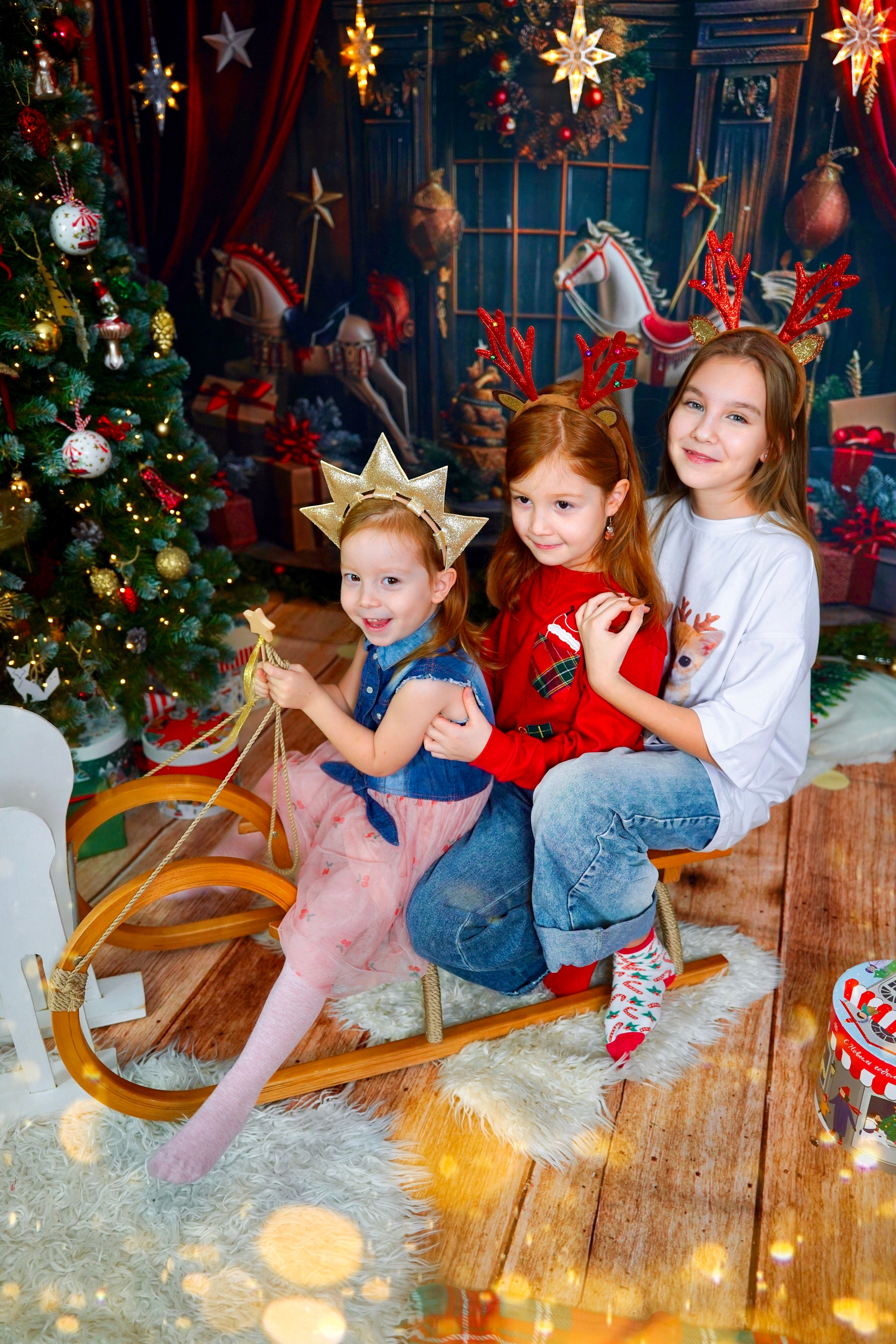 Новогодний фотопроект 2025 № 2. Семейный и детский фотограф Александра Гвоздикова