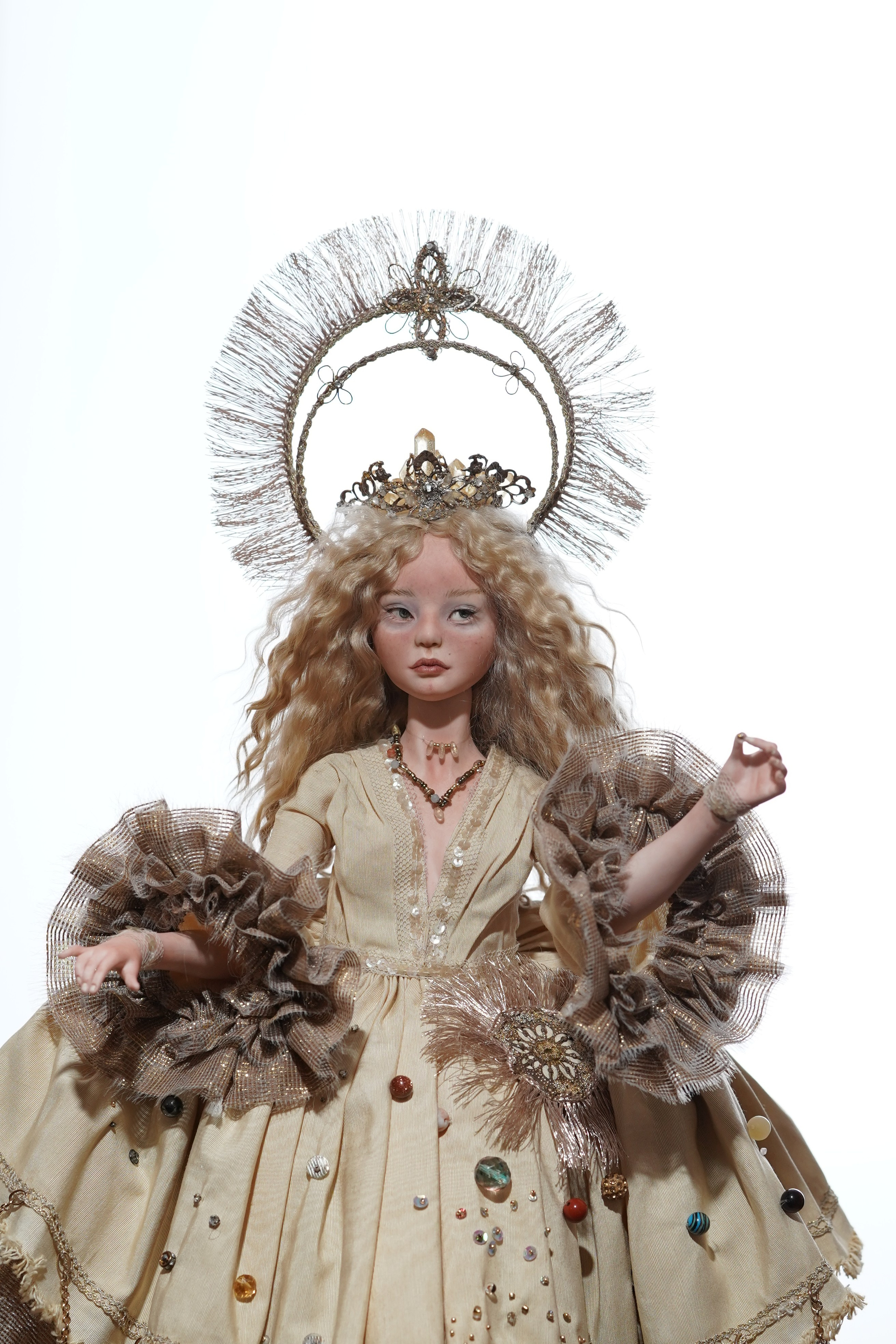 Съёмка фарфоровой куклы для фарфориста Алёны Клаузнер