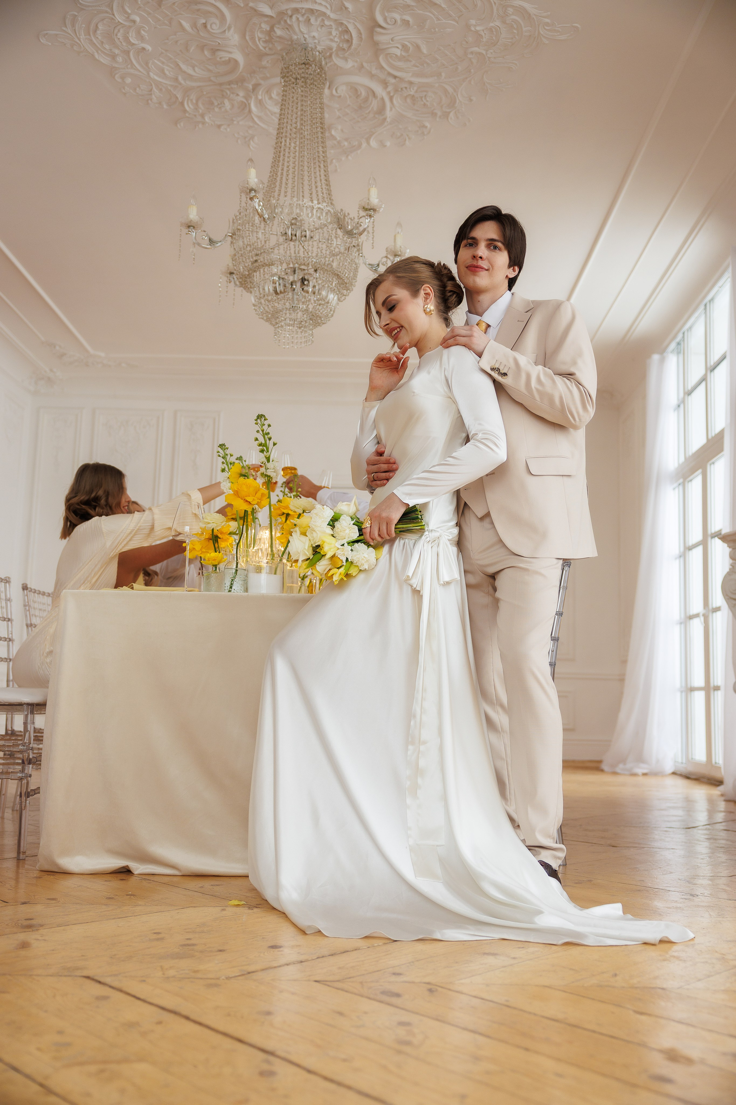 Камерная свадьба: весеннее настроение. Свадебный и семейный фотограф в Москве Красинская Мария