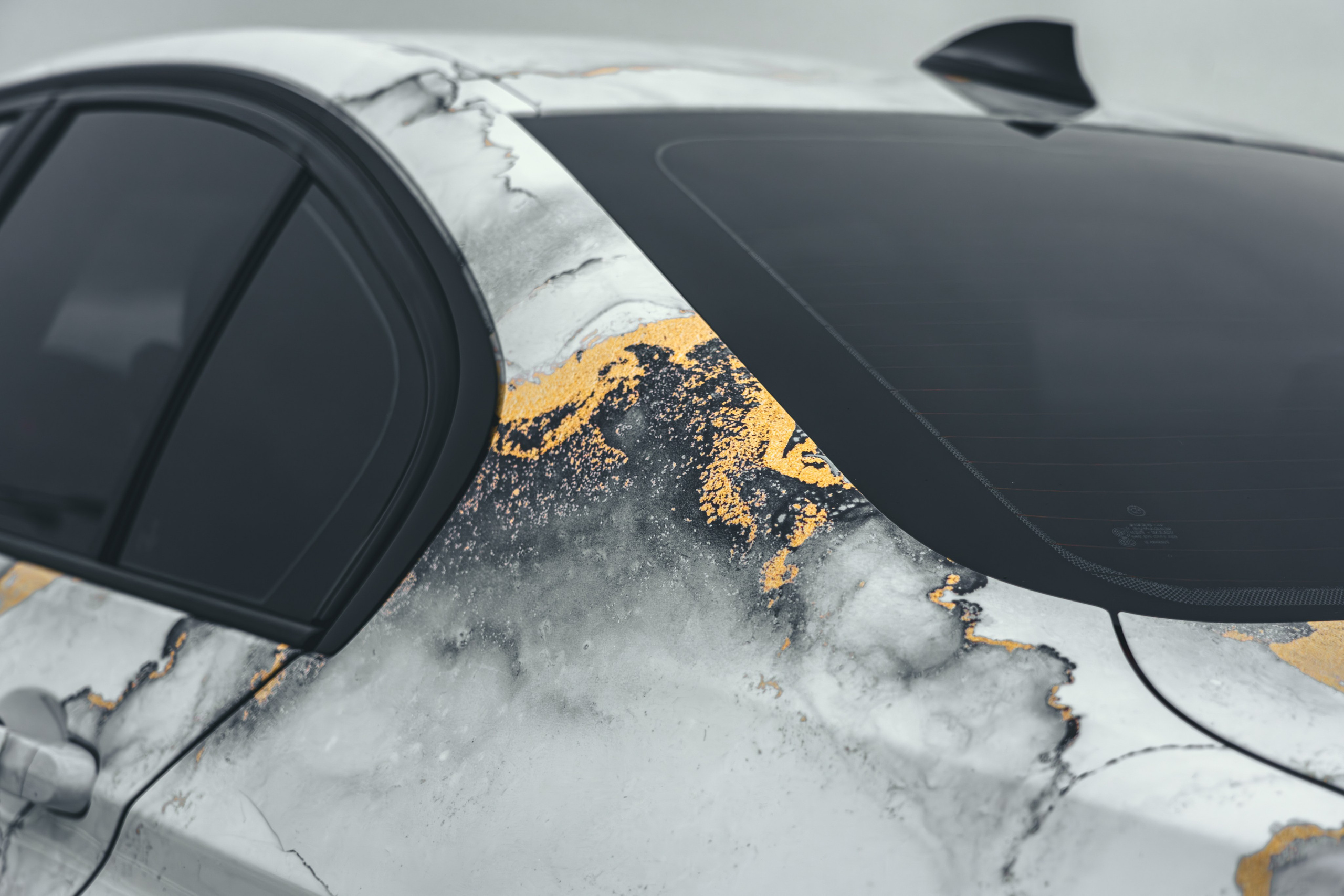 Винилография на BMW 3 F30. Студия дизайна и оклейки авто Barmaley Design