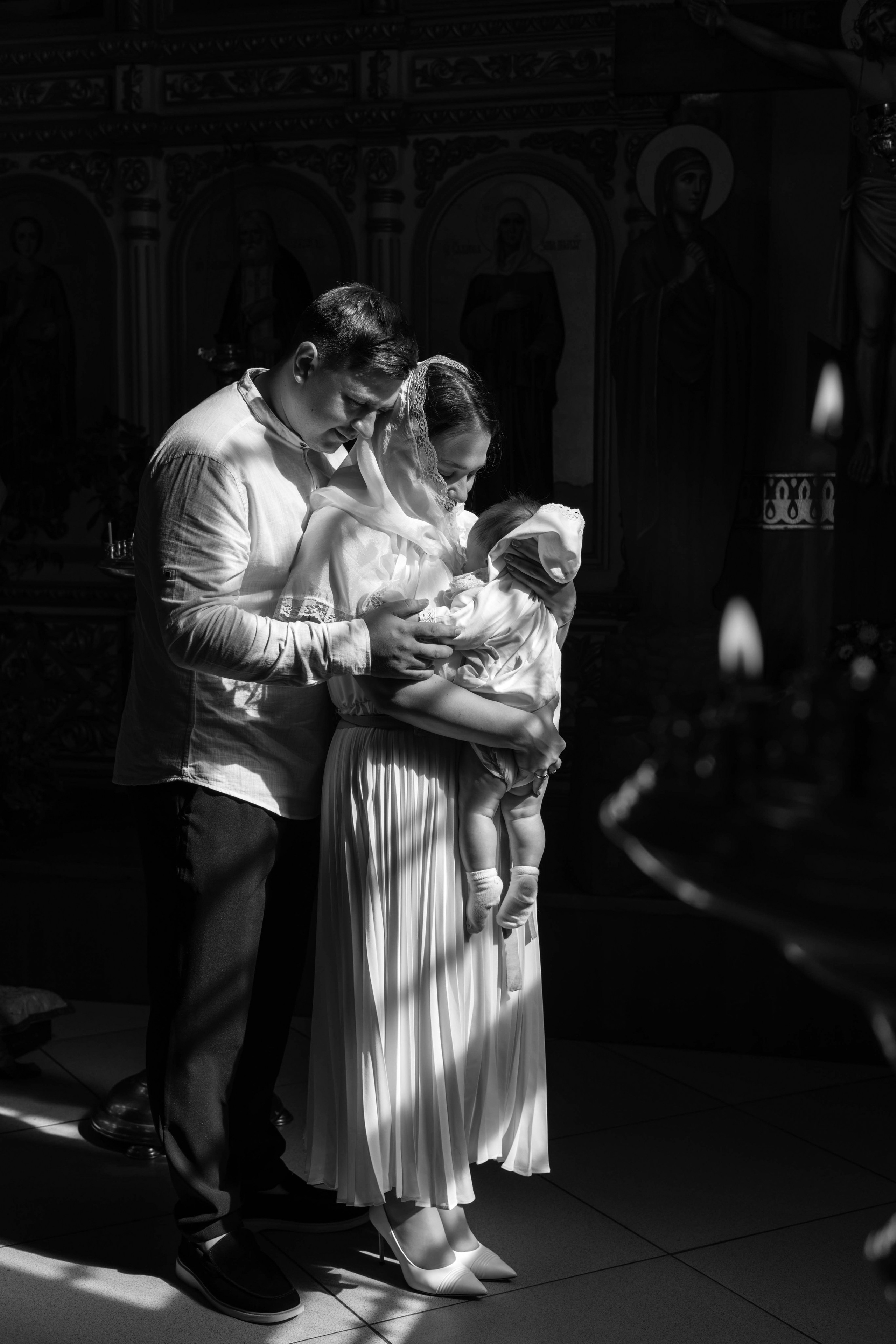 Таинство Крещения Савелия. Фотограф Сальск Катерина