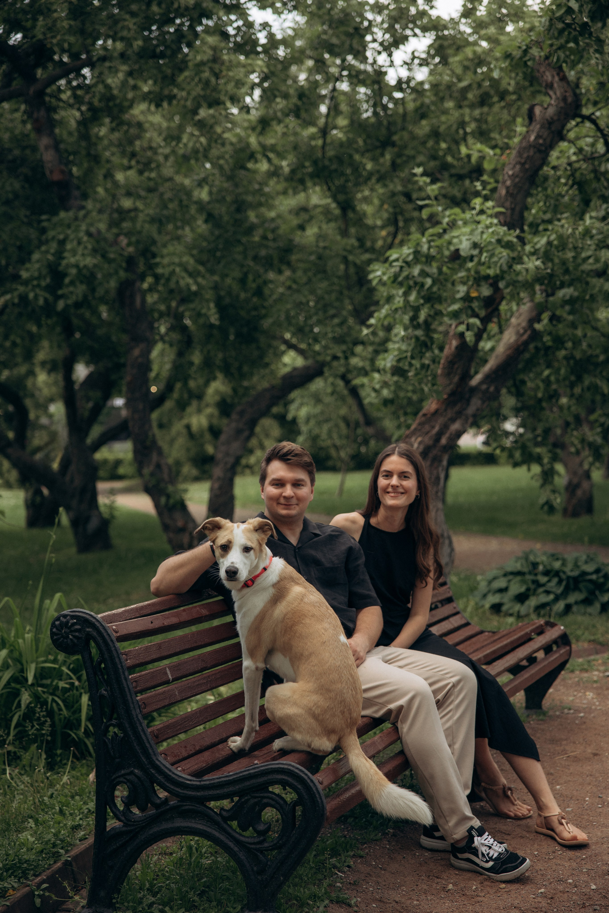 Парк Коломенское. Михаил, Анастасия и Ума. Фотограф анималист в Казани Алина Сулейманова. Фотограф животных