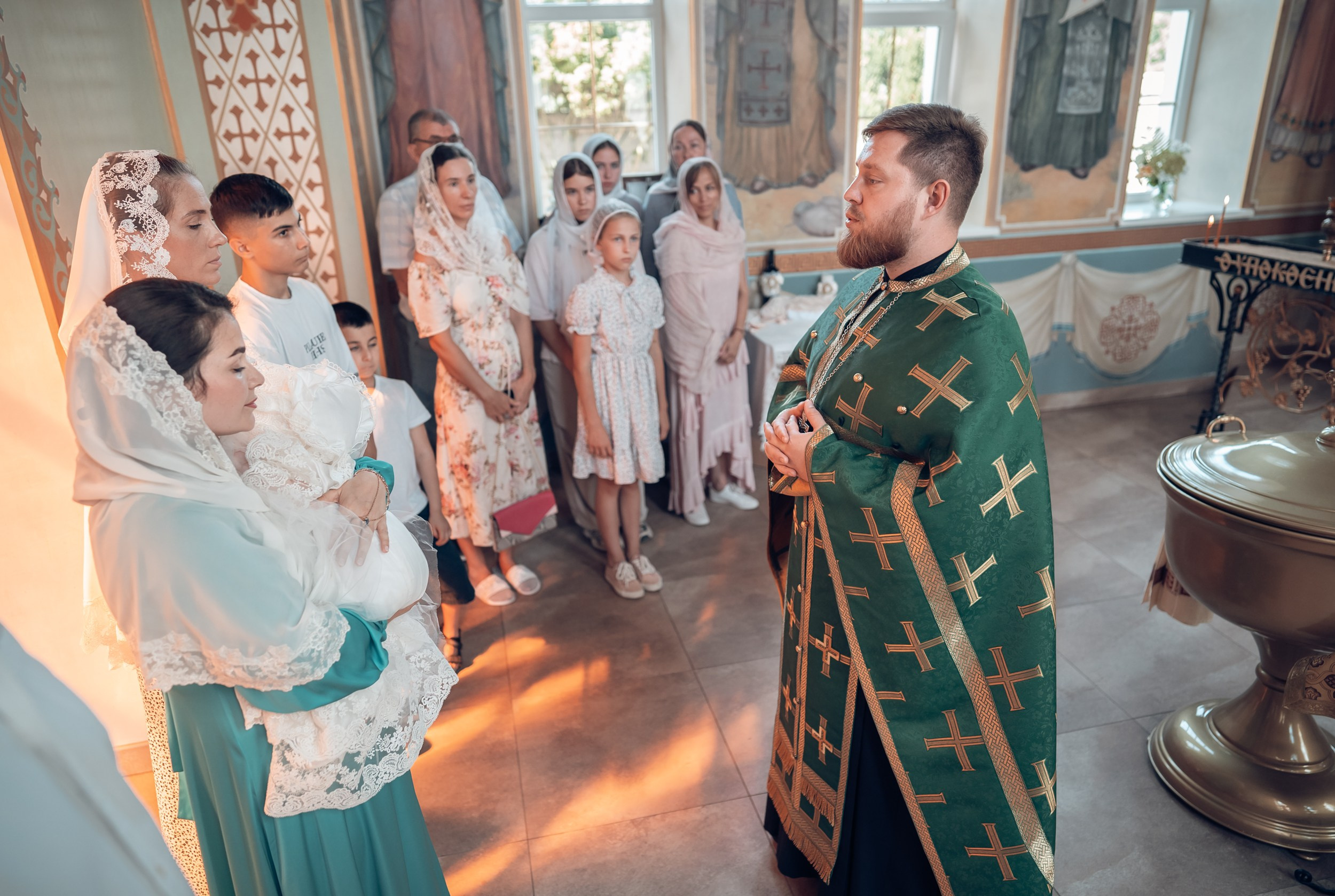 Крещение в храме ап.Андрея Первозванного г. Севастополь. Церковный фотограф Севастополь