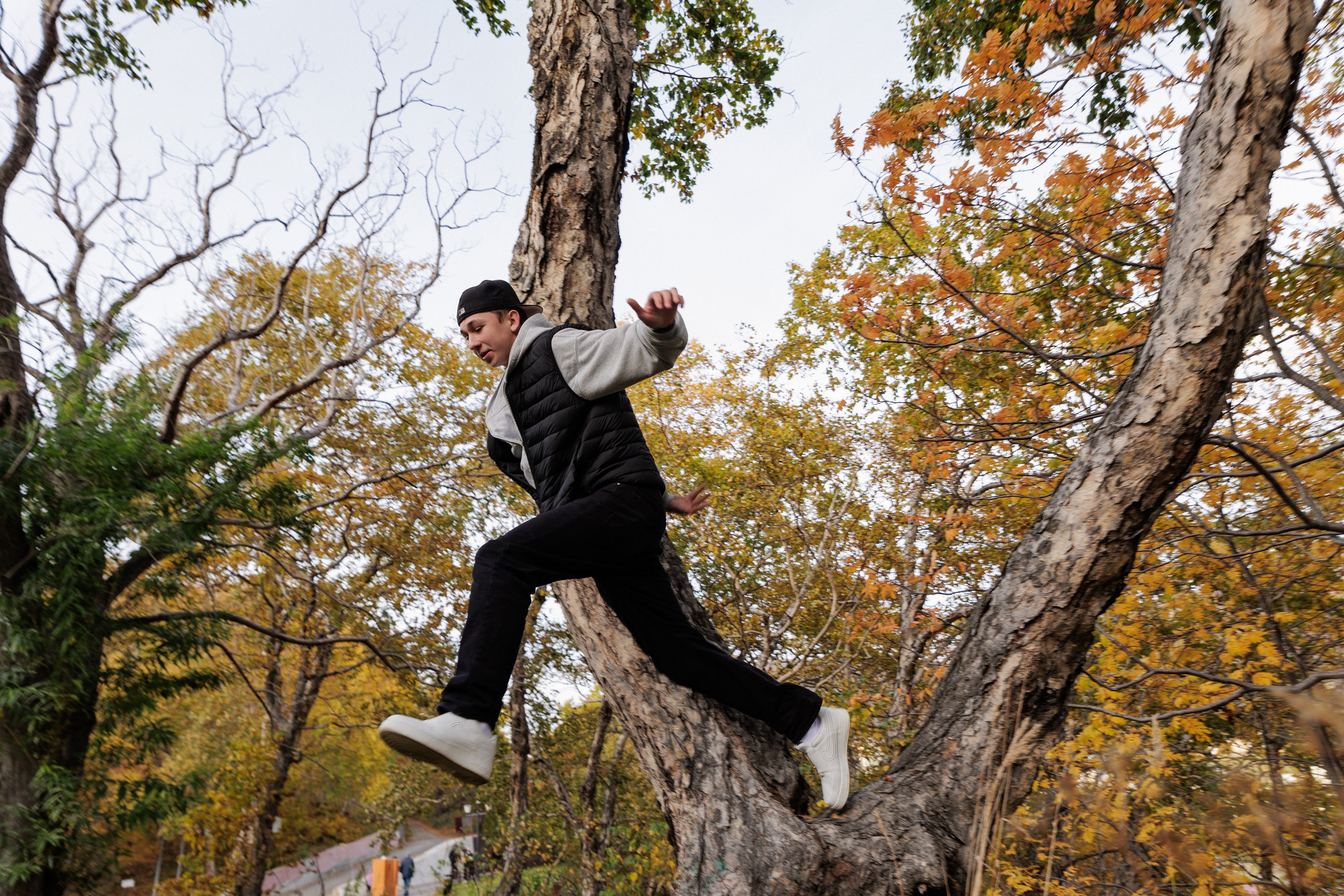 Школьная фотосессия в центре Петропавловска-Камчатского