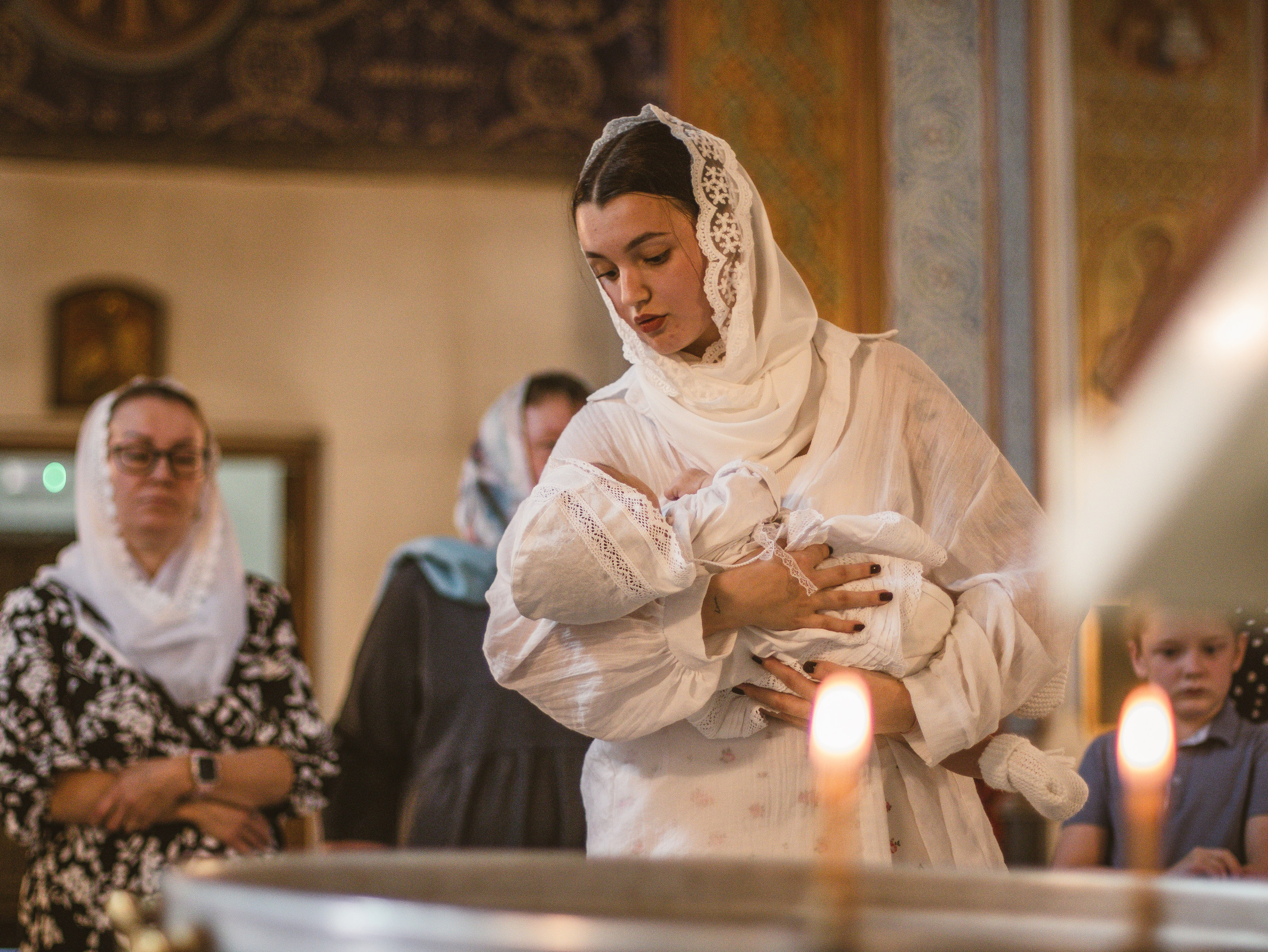 Таинство Крещения. Семейный фотограф в Ангарске Екатерина Трифонова