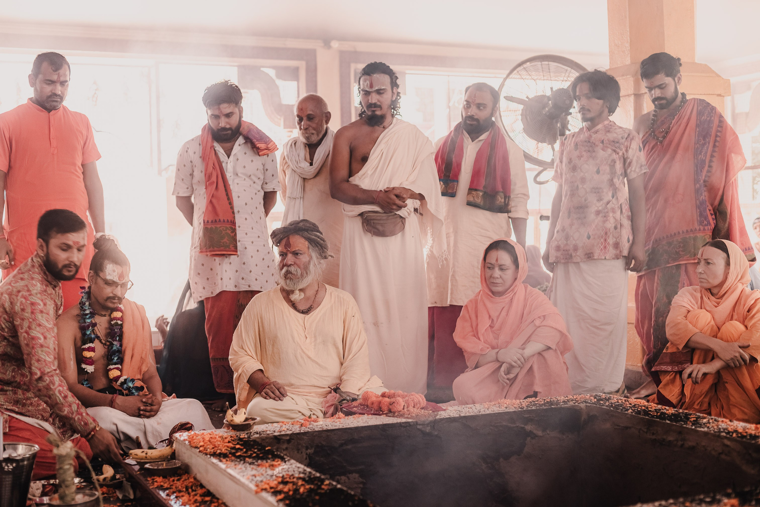 Navaratri yajna at Devraha Baba Ji ashram. Мариам Багдасарян