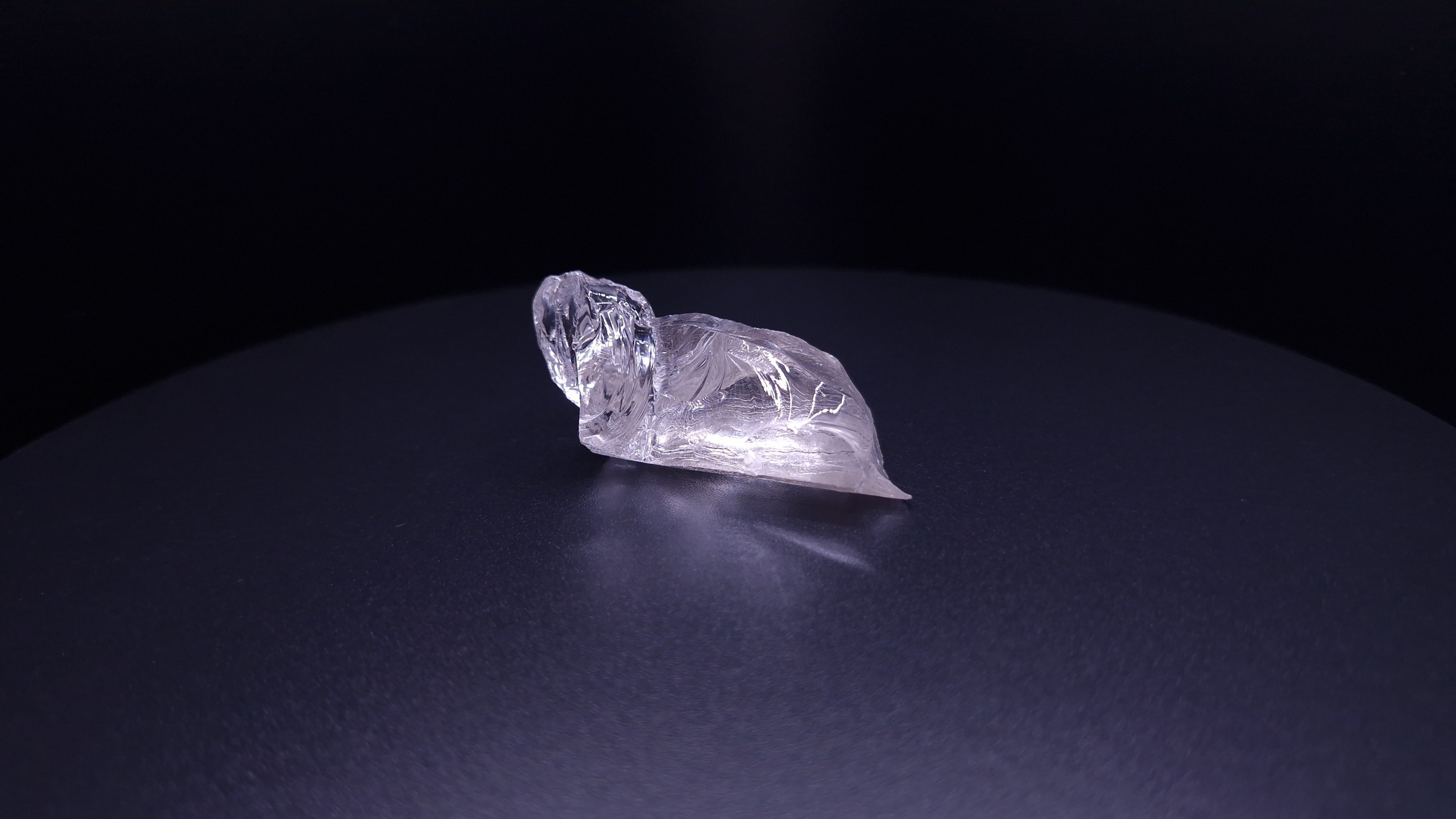 YAG белый гранат 32.59 гр. YAG garnet иттрий алюминиевый гранат ИАГ