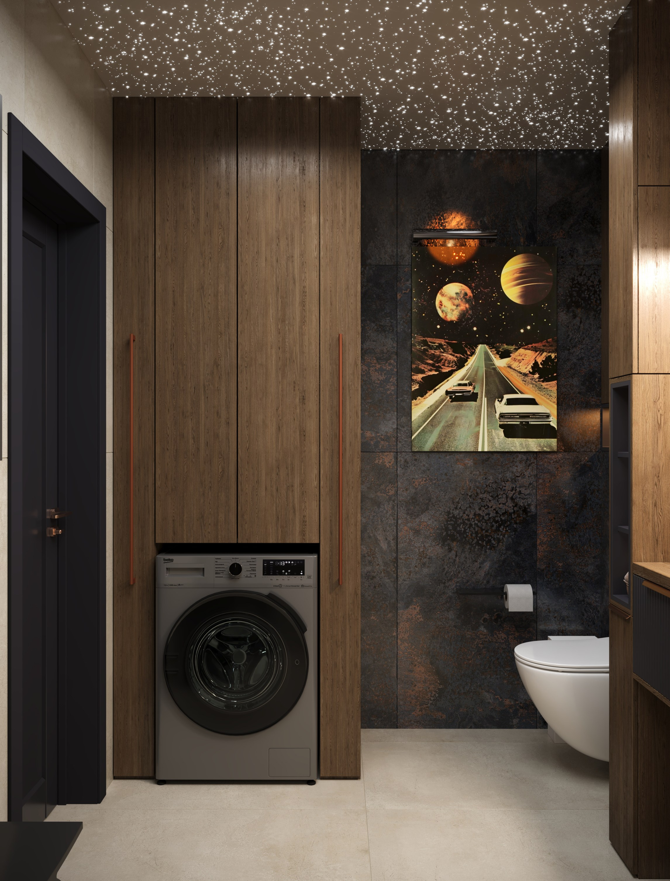 3Д визуализация санузла 6.8 m². Заказать 3Д визуализацию интерьеров — Дарья Веденёва