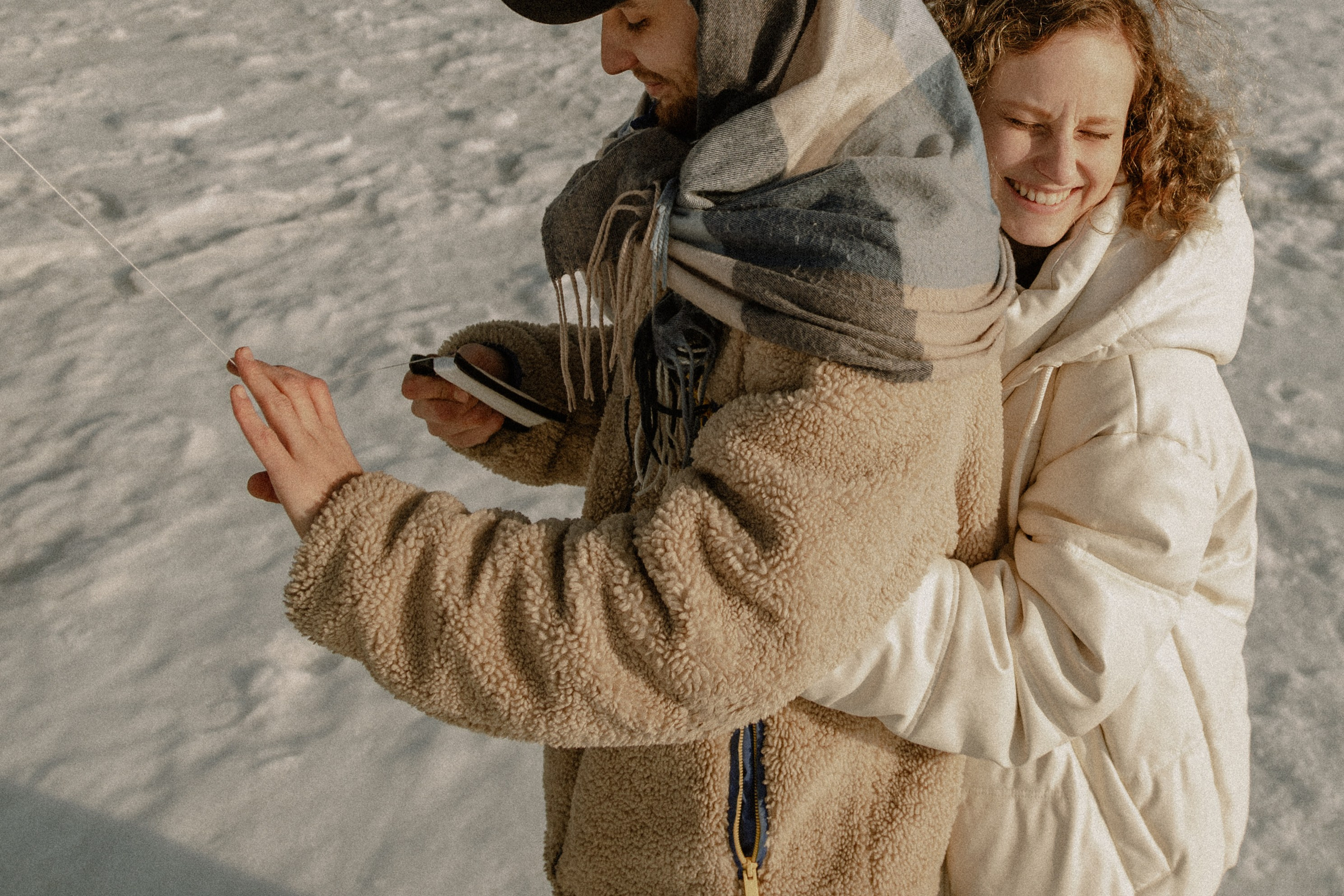 Зимняя фотосъемка пары: Андрея и Ани в Санкт-Петербурге