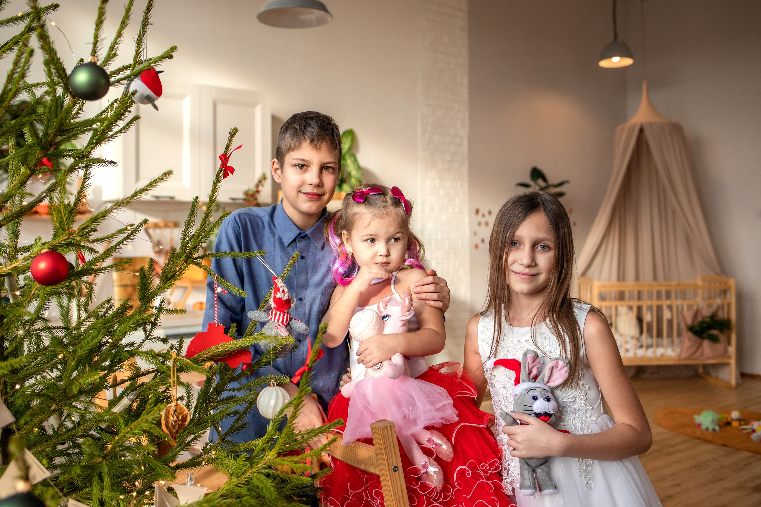 Новогодняя семейная съемка в Loft potolok. Семейный и детский фотограф в Краснодаре Ирина Лаврецкая