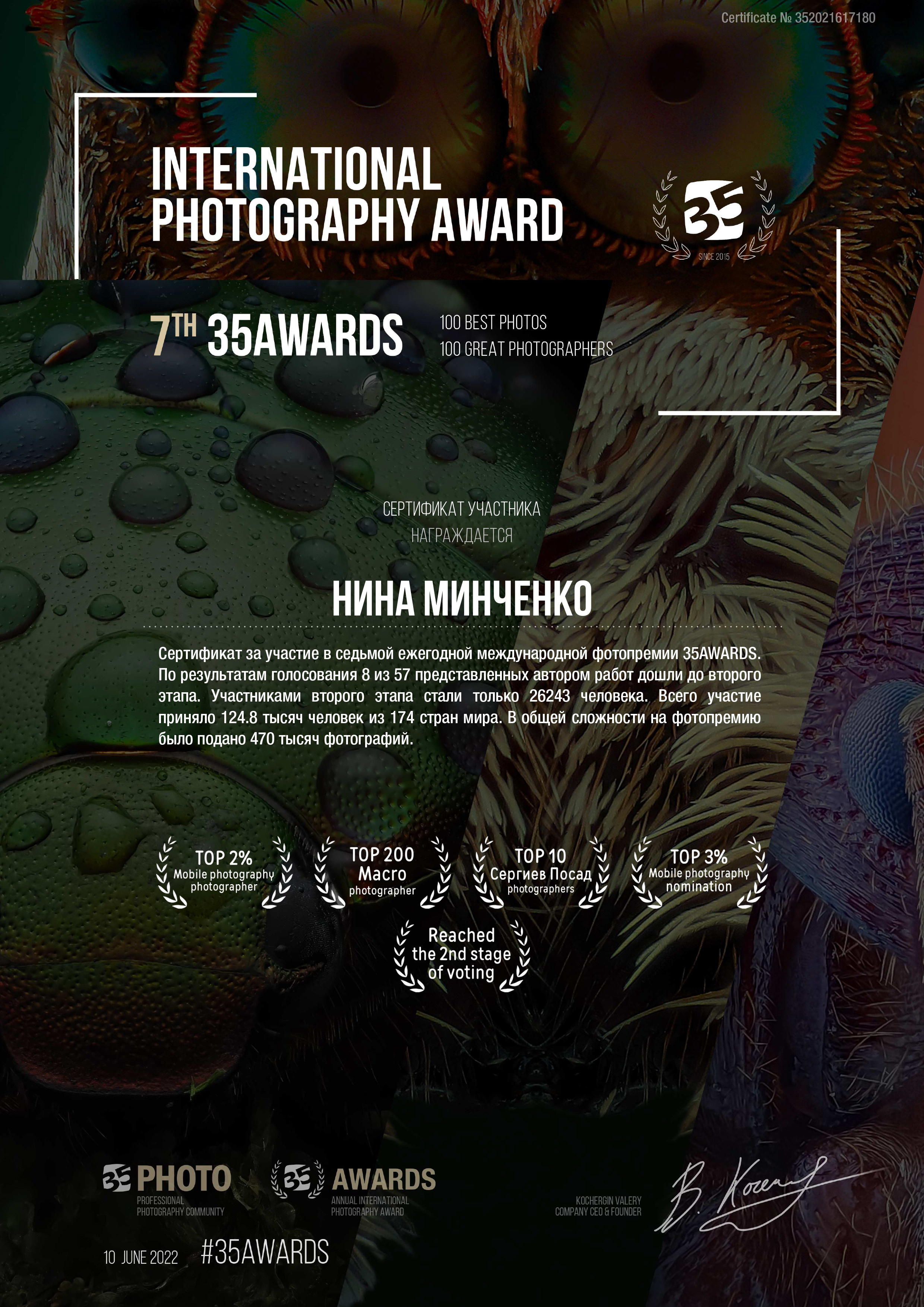 Мои достижения. Обо всём