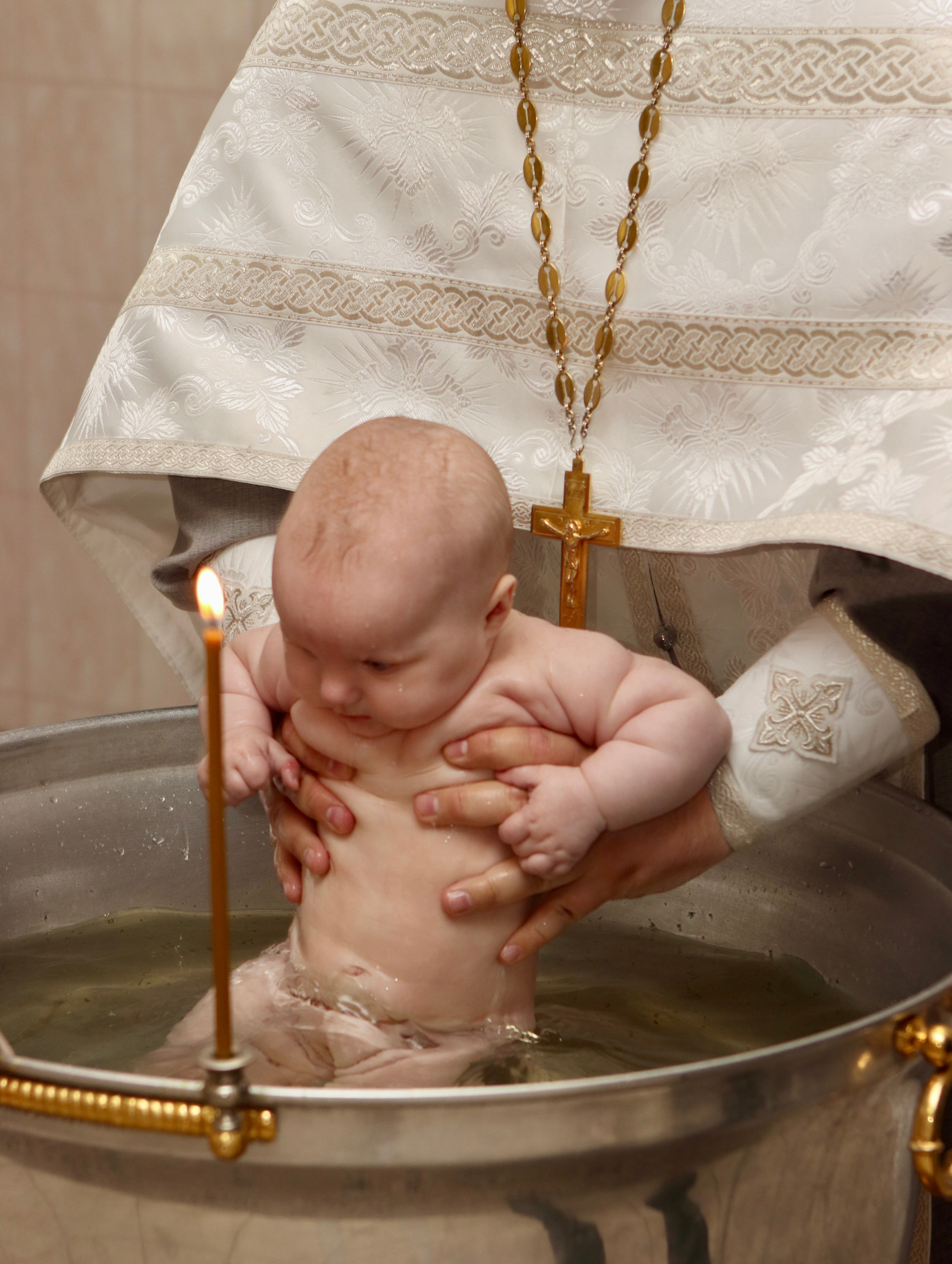 Анастасия и Вадим — крещение Виктории. Фотограф в Курске Смирнов Евгений