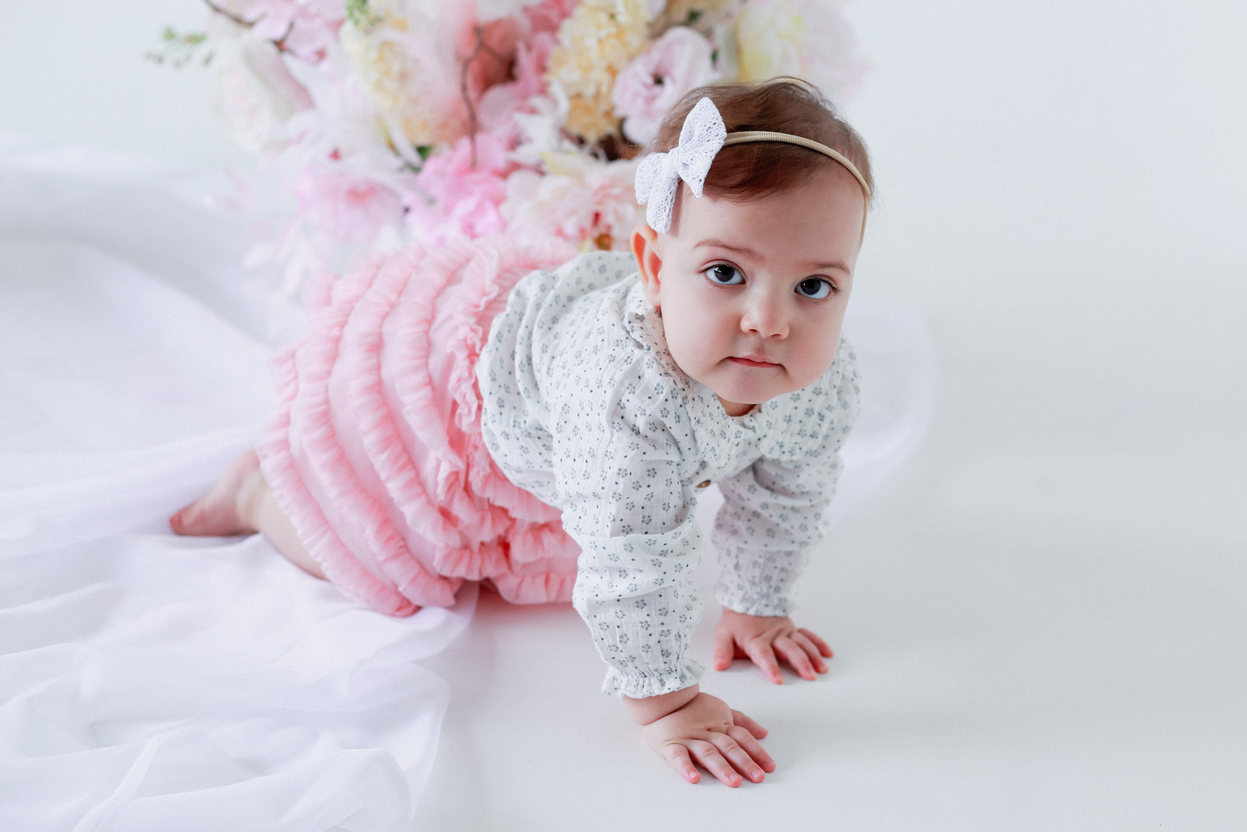 Годик в студии Домодедово. Семейный фотограф в Москве и МО Варвара Шаранова