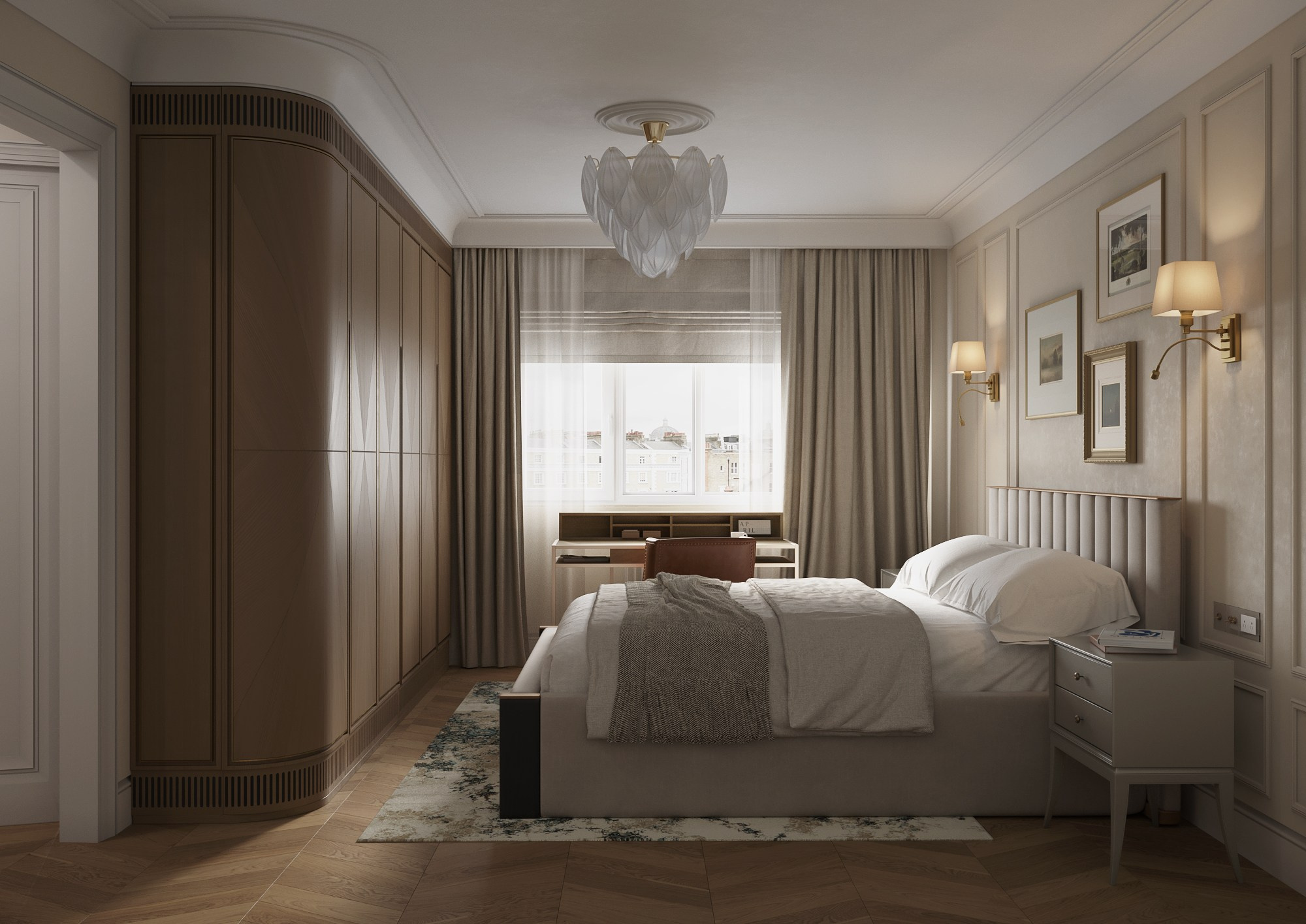 Визуализация квартиры в Лондоне. 3D визуализатор интерьеров Ксения Жарко