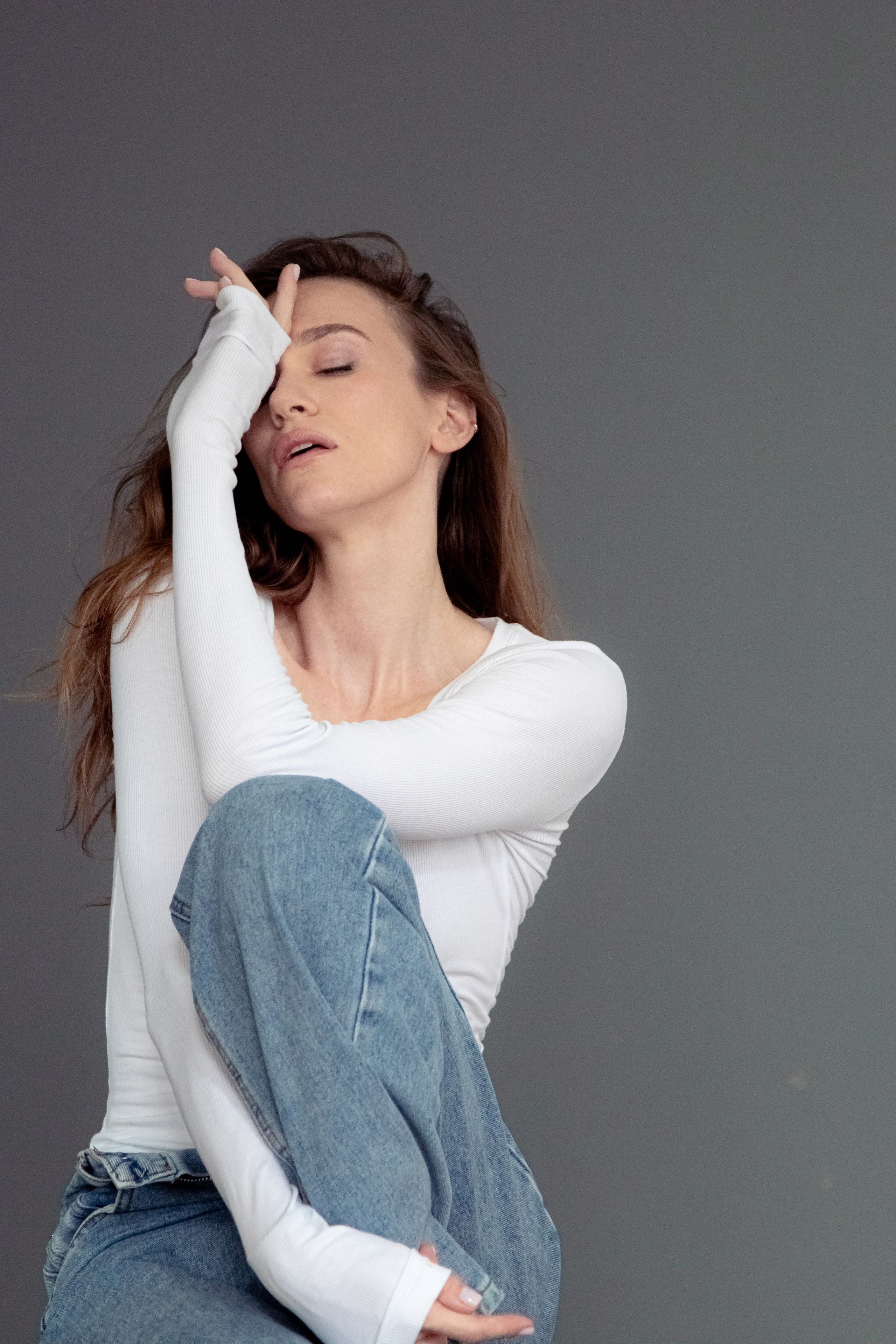 Фотокарточки с воркшопа на котором Анхен показывала мастерство позиров. Портретный и пейзажный фотограф Никита Павлов