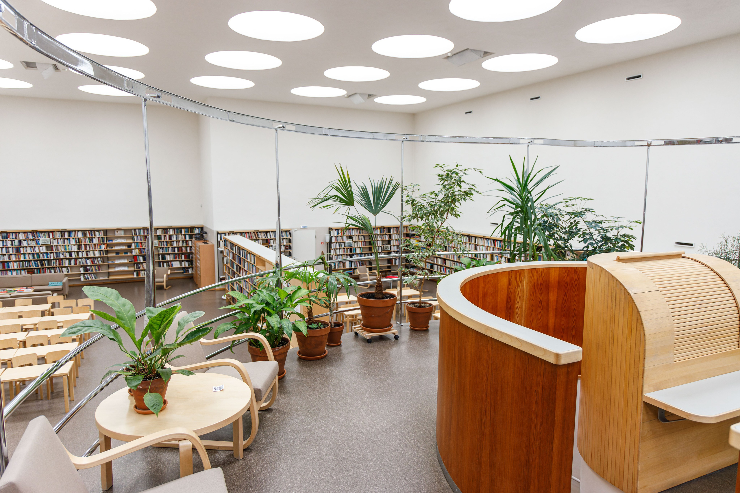 Центральная городская библиотека Алвара Аалто в Выборге. Фотограф Балаев Михаил