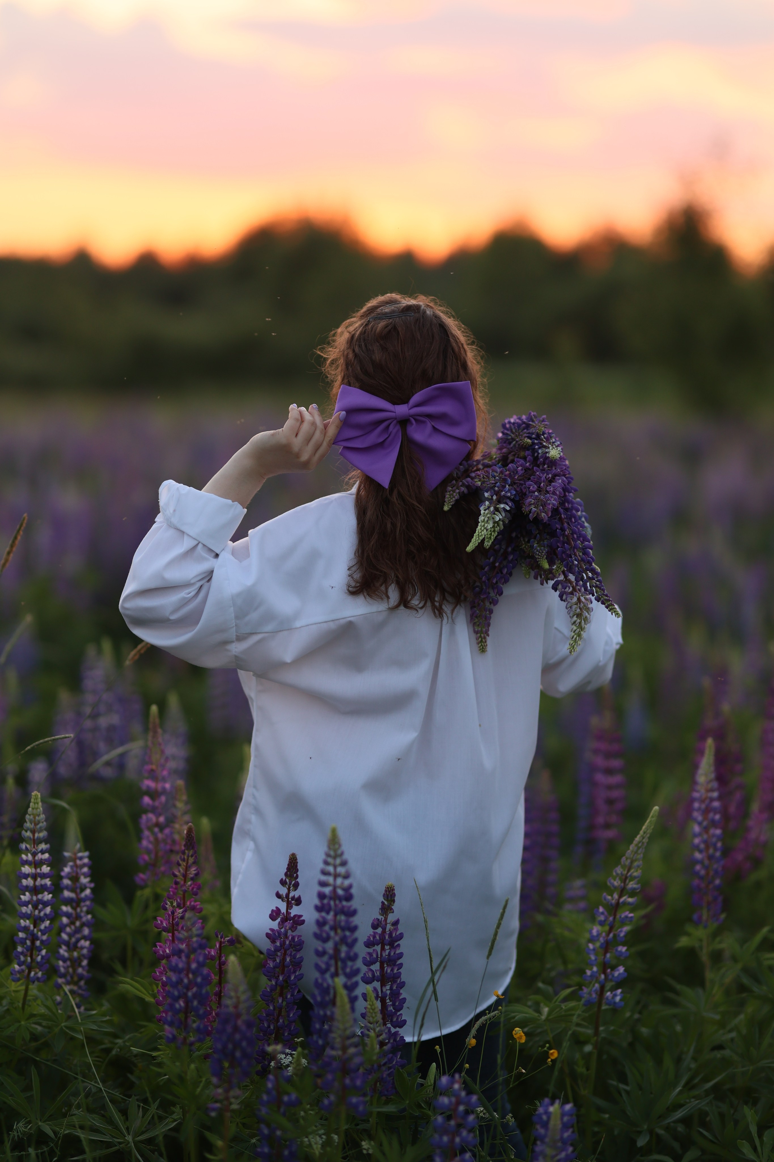 Фотосессия с люпинами. Семейный и свадебный фотограф в Санкт-Петербурге Татьяна Швыкова