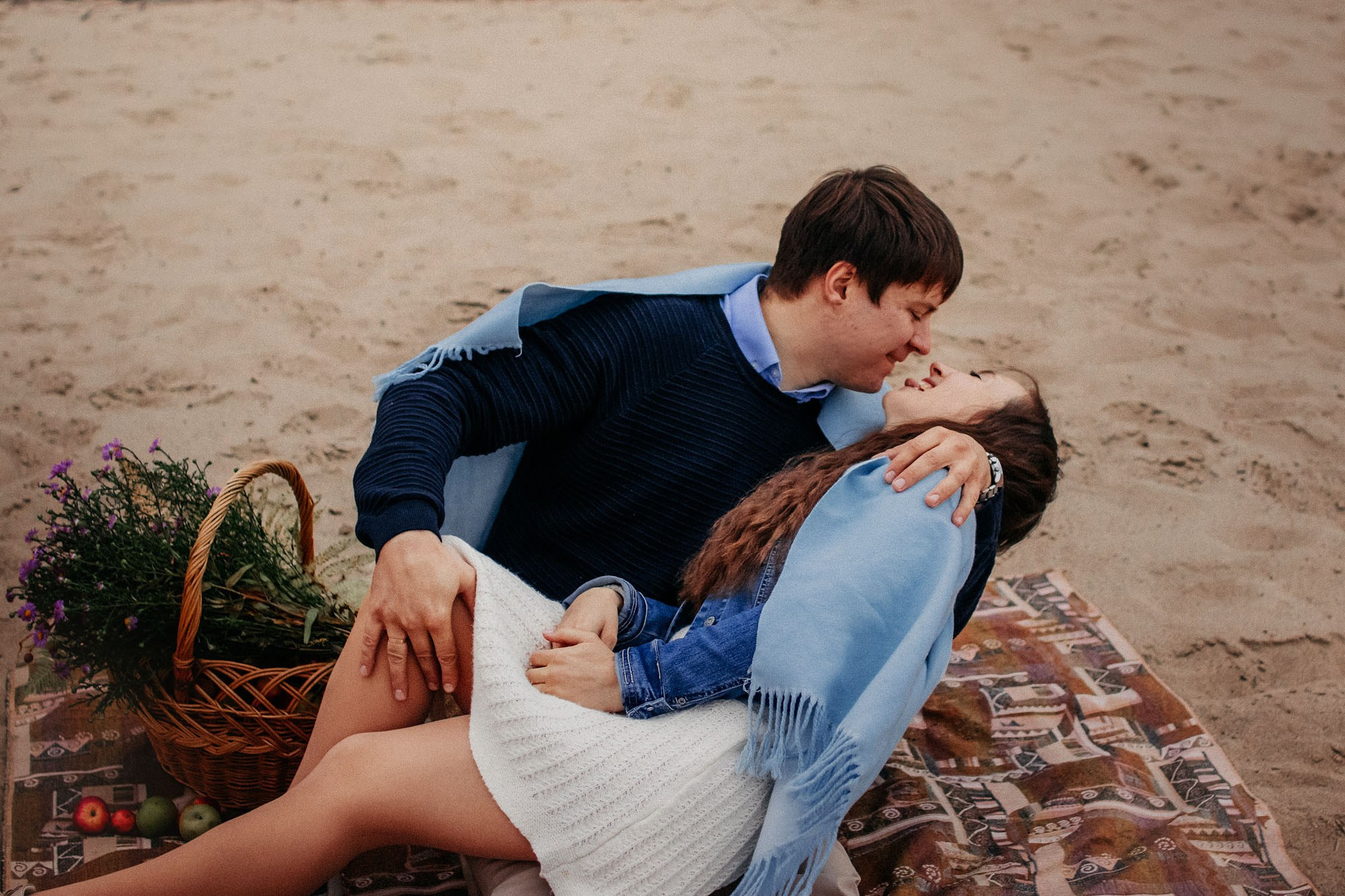 Наталья, Илья и фоксы. Фотограф Наталья Потапова