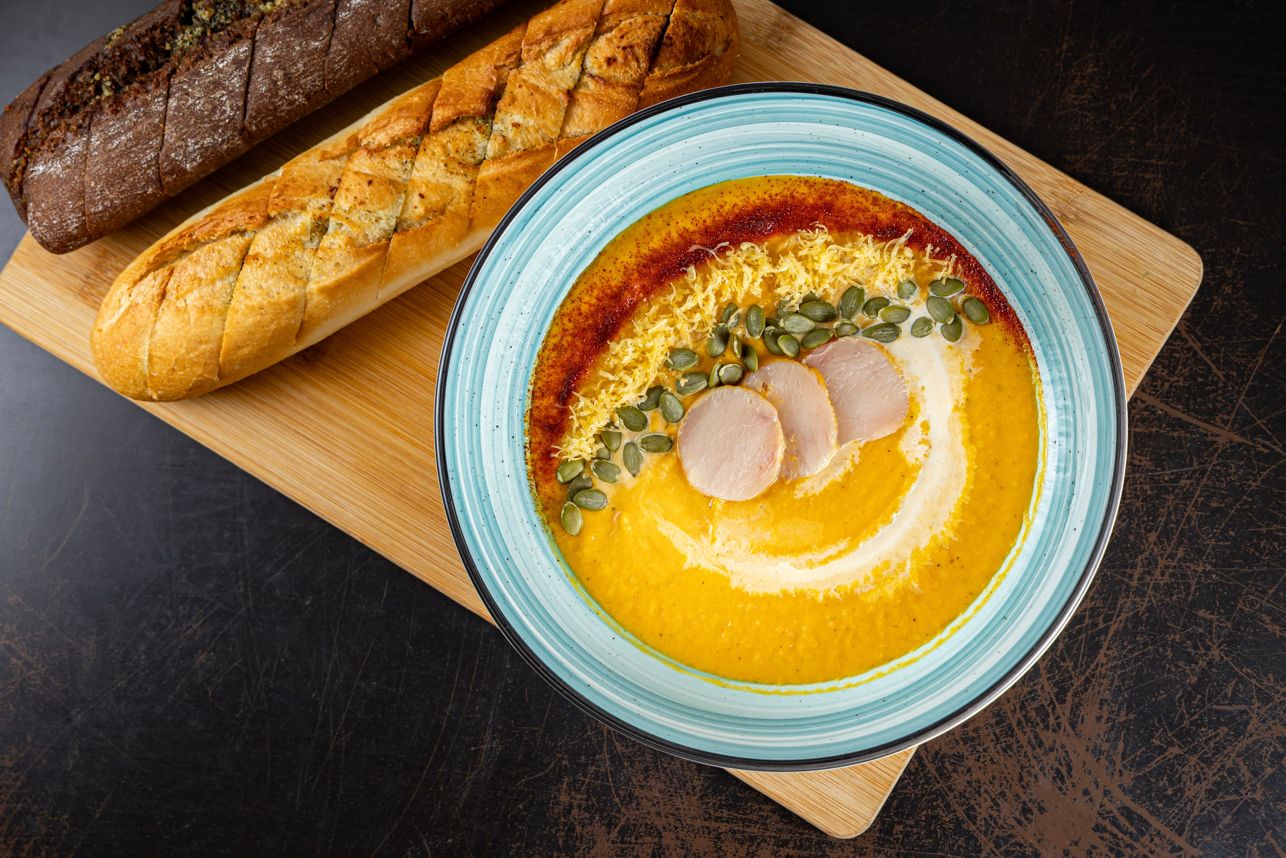 Тыквенный суп. Фотограф Александр Глебов