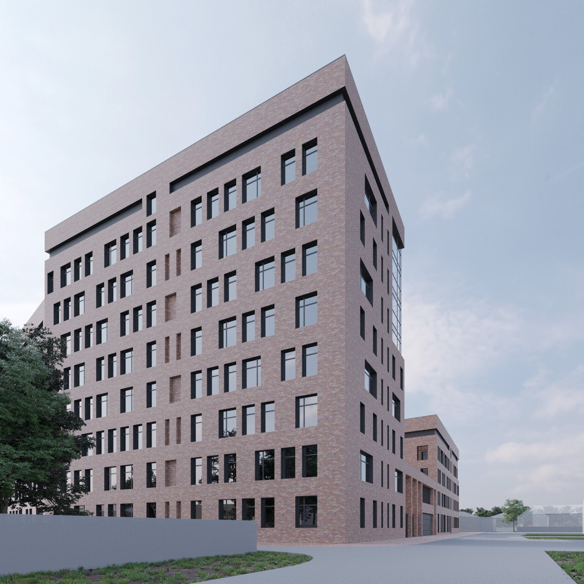 Многоквартирные дома / Dachnaya_GK Вариант 1. SAAS Селиванов Алексей Архитектурная Студия