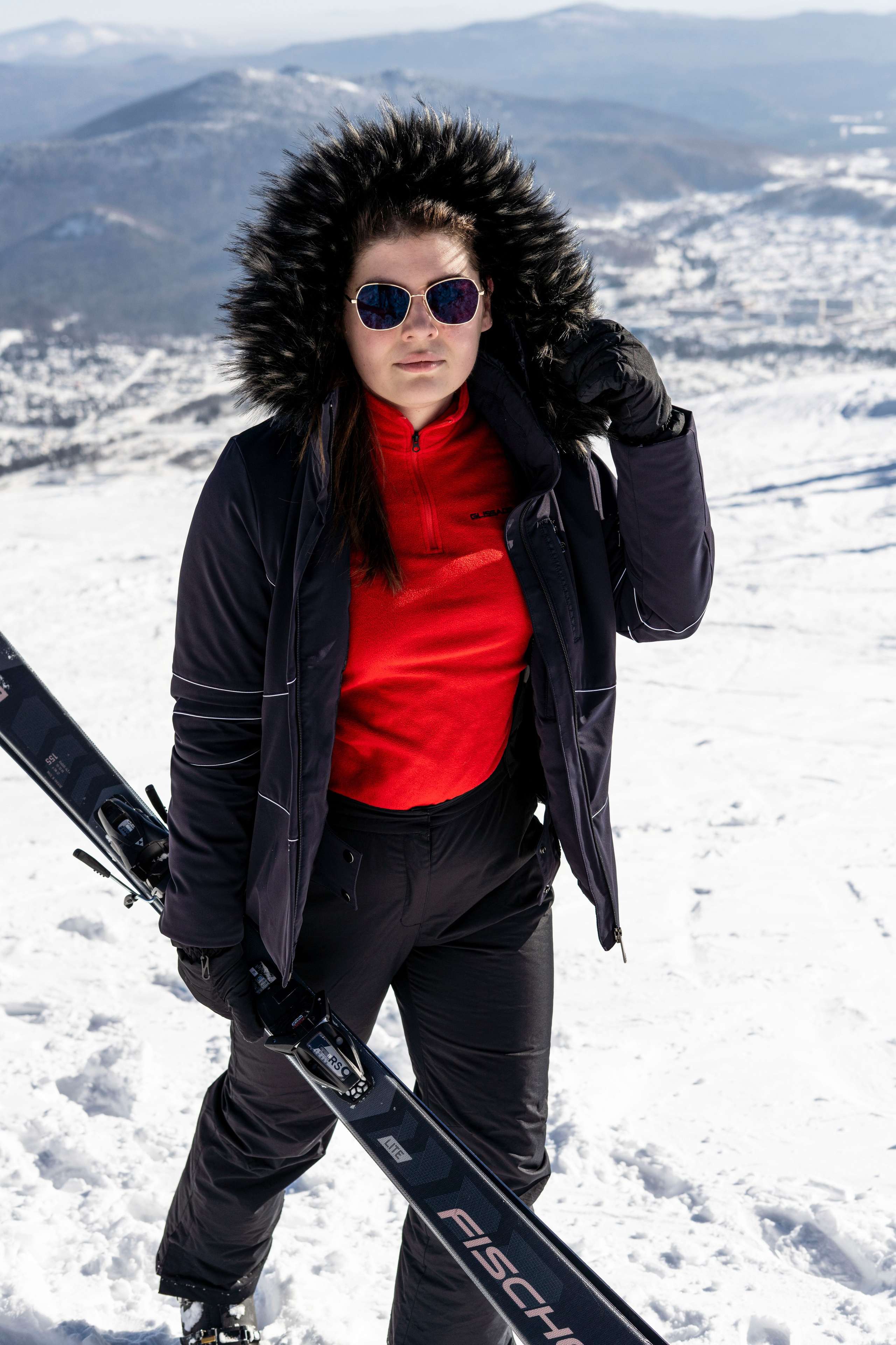 Фотосессия на вершине. Анастасия Паршукова — фотограф Шерегеш Новосибирск