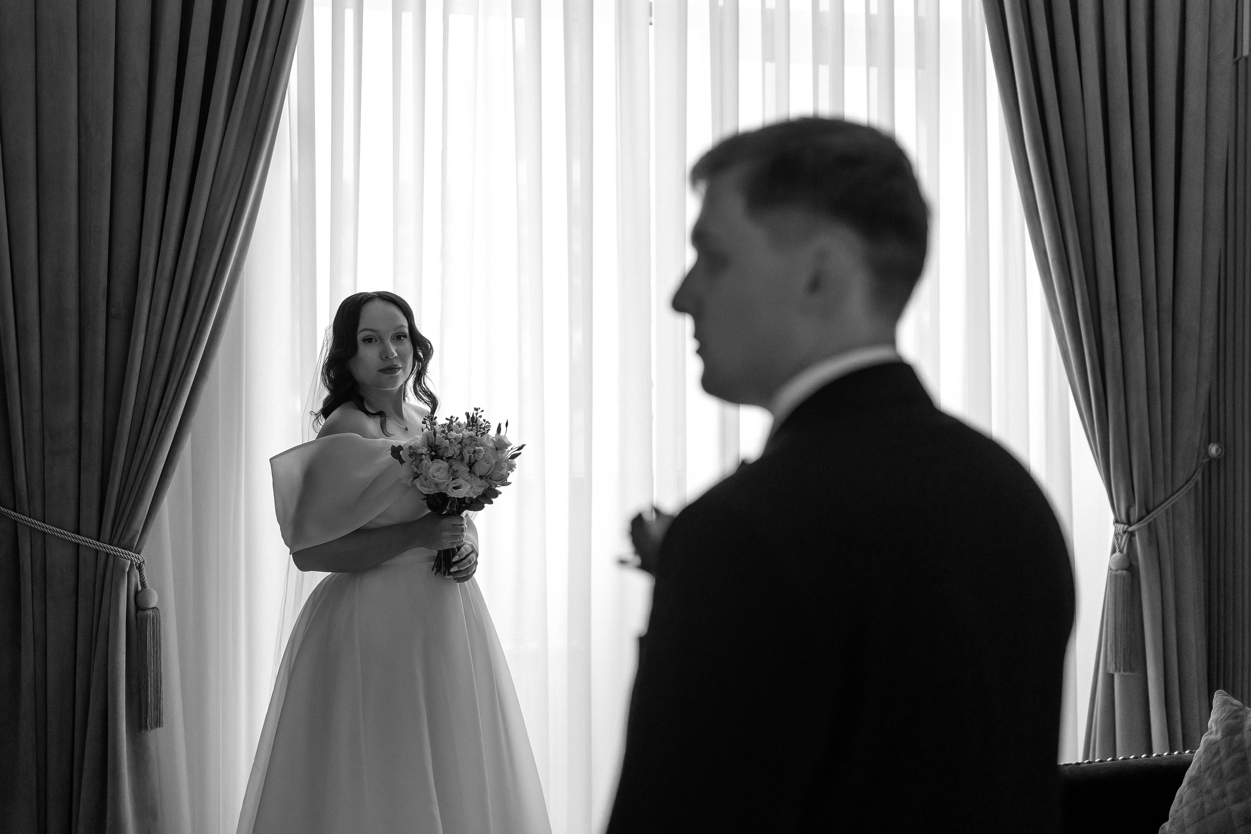 Регистрация брака в Шипиловском Дворце бракосочетания. Свадебный фотограф в Москве Дарья Олендарёва