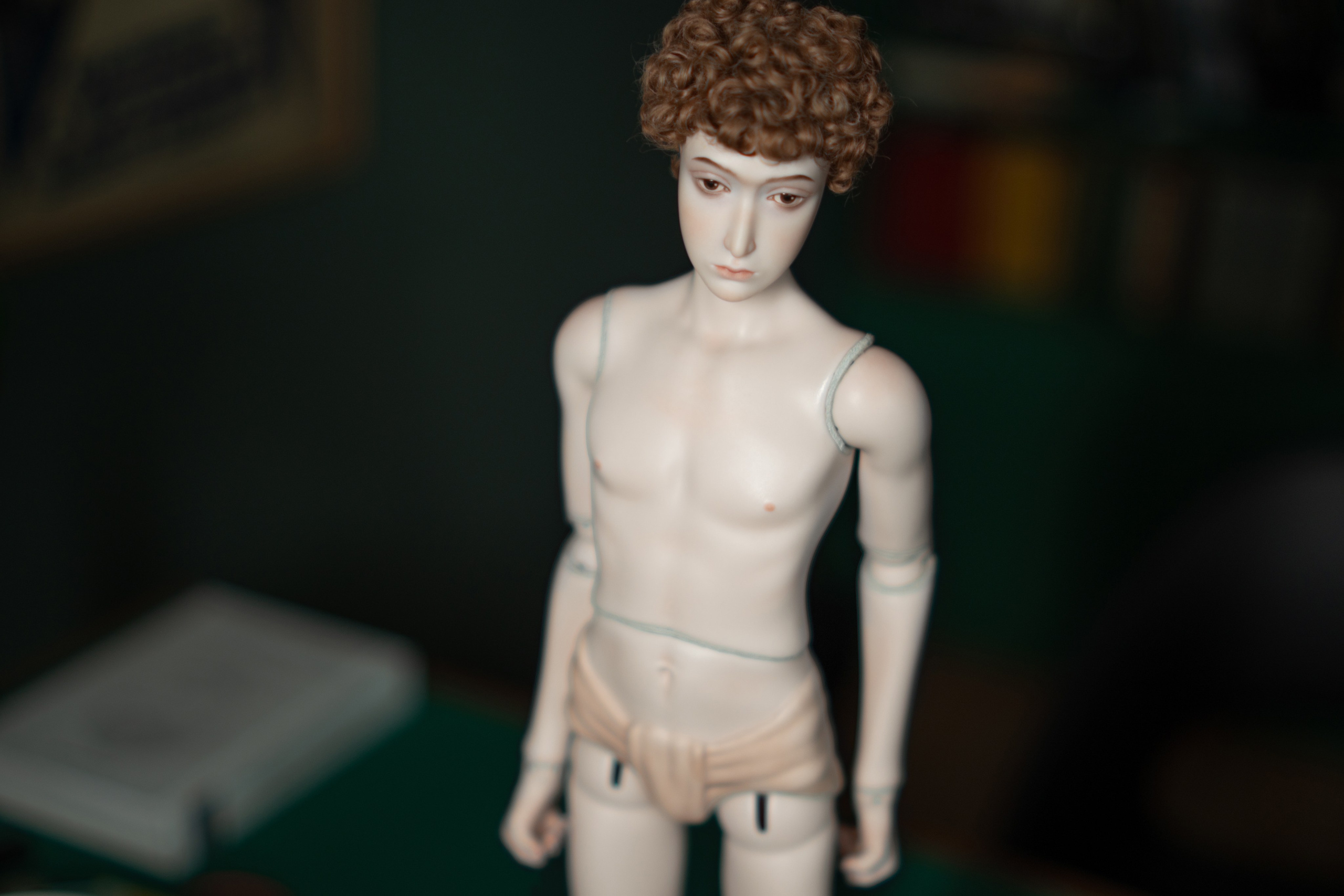 Шарнирная скульптура Святого Георгия 200 тыс руб. Авторские Шарнирные куклы и украшения из фарфора Алексаны Лавринчук