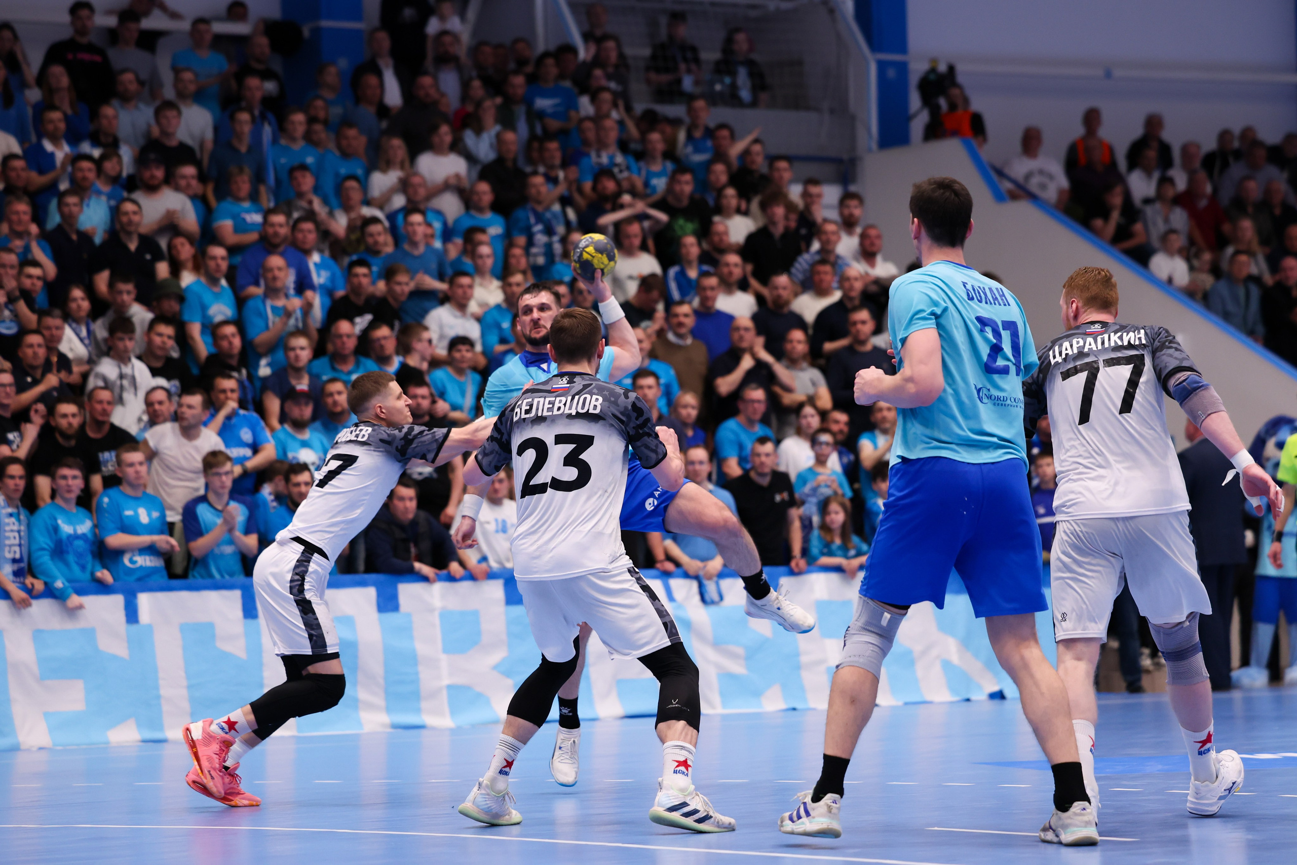 ГК Зенит — ГК ЦСКА финал ЧР2024/25 3 игра 28.05.2025. Спортивный и репортажный фотограф Антон Тереханов