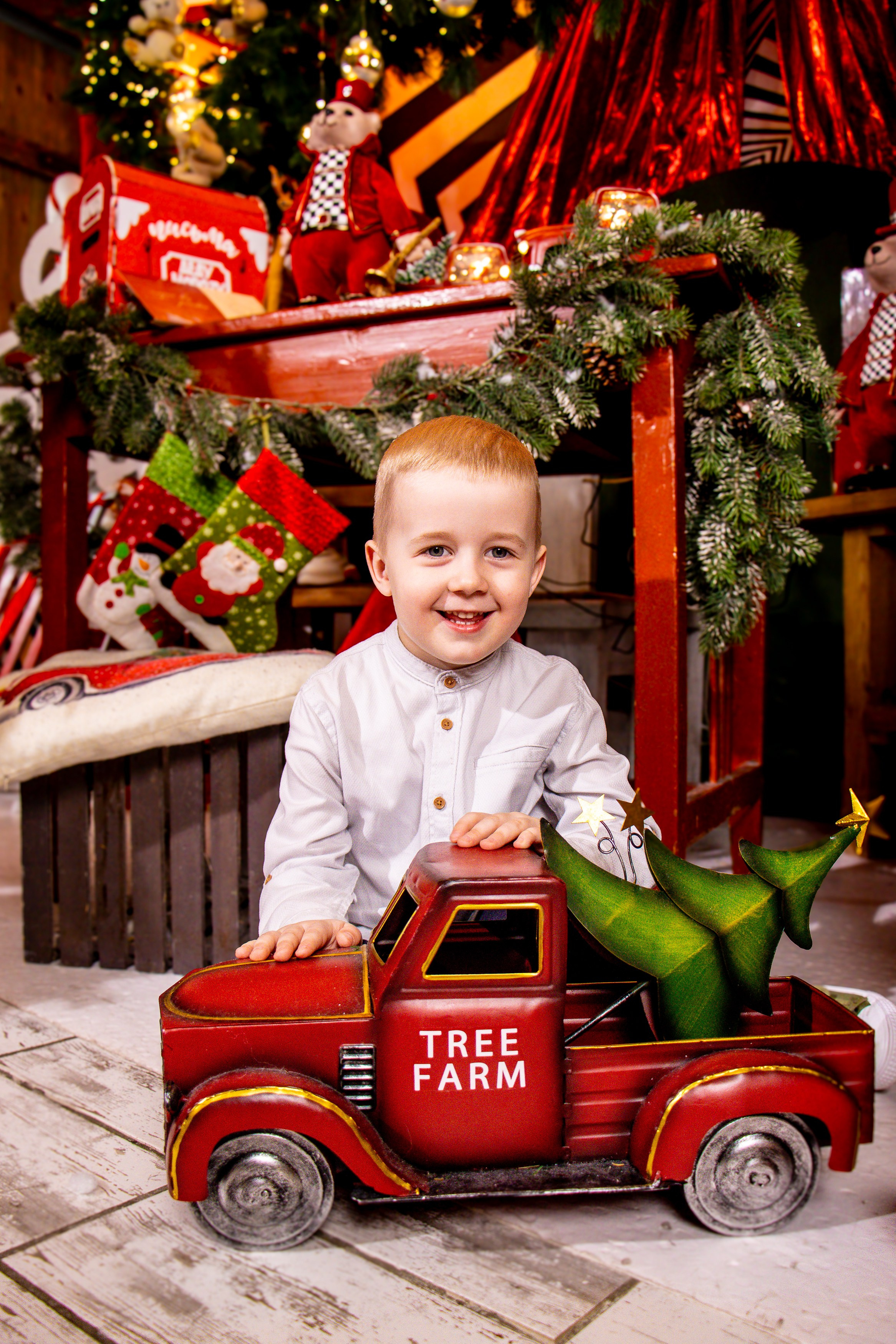 Новогодняя съёмка мама+сын. Фотограф Татьяна Матрос