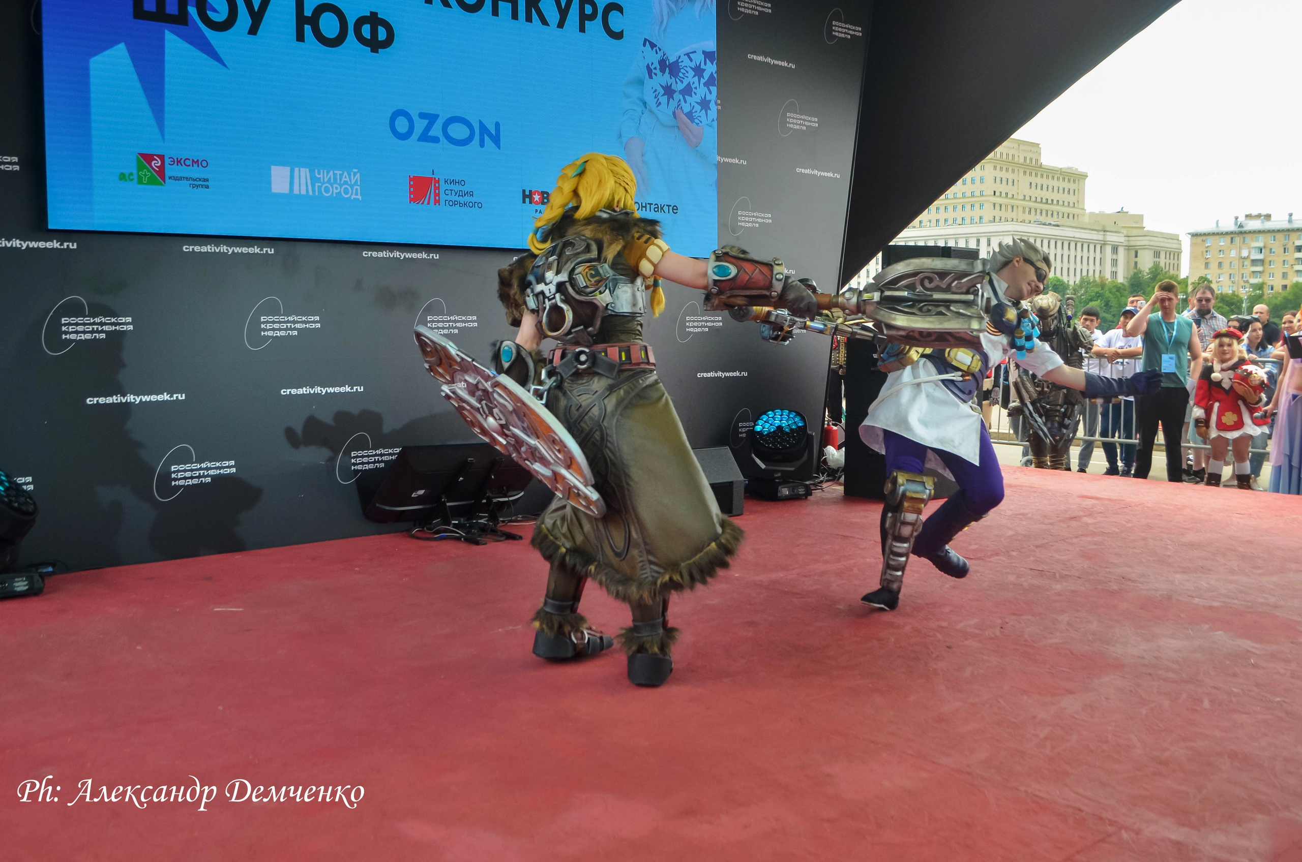 Фотосессия сцены в Москве на разных репортажных мероприятий