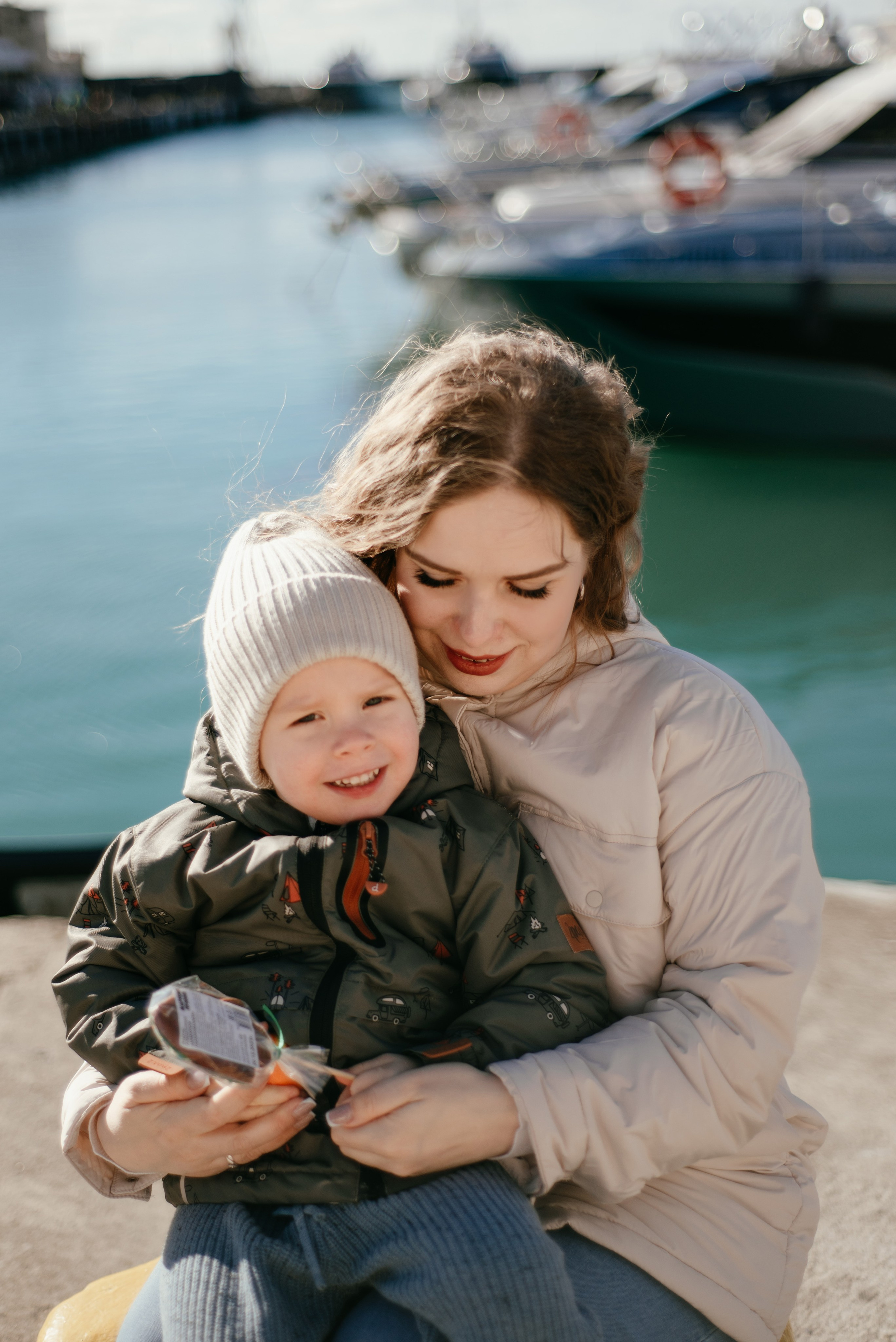 Зимнее море. Семейный и женский фотограф Лоо Краснодар Сочи Энем Татьяна Трибурт